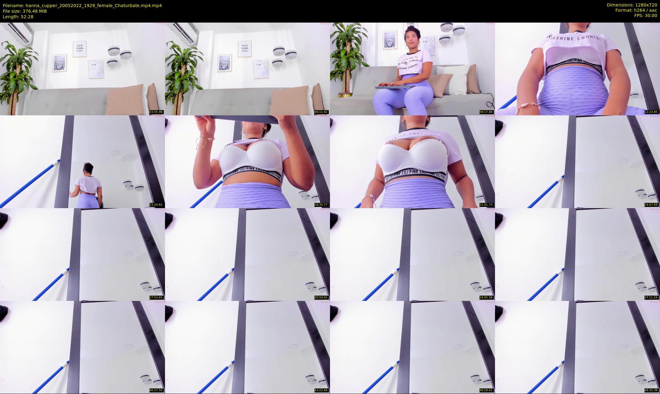 hanna_cupper — 53 minute Chaturbate female cam show recording, 720p, May 20, 2022