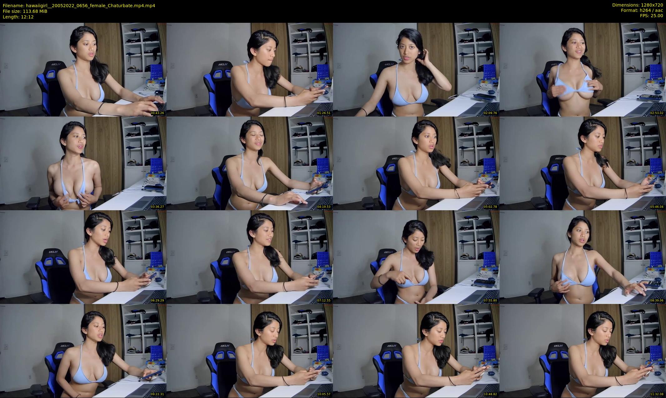 hawaiigirl_ — 13 minute Chaturbate female cam show recording, 720p, May 20, 2022