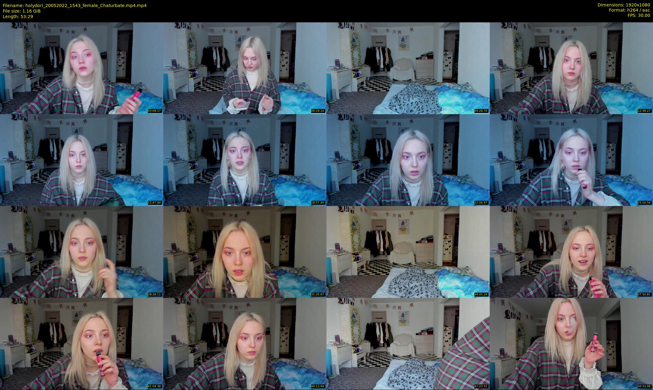 holydori — 54 minute Chaturbate female cam show recording, 1080p, May 20, 2022