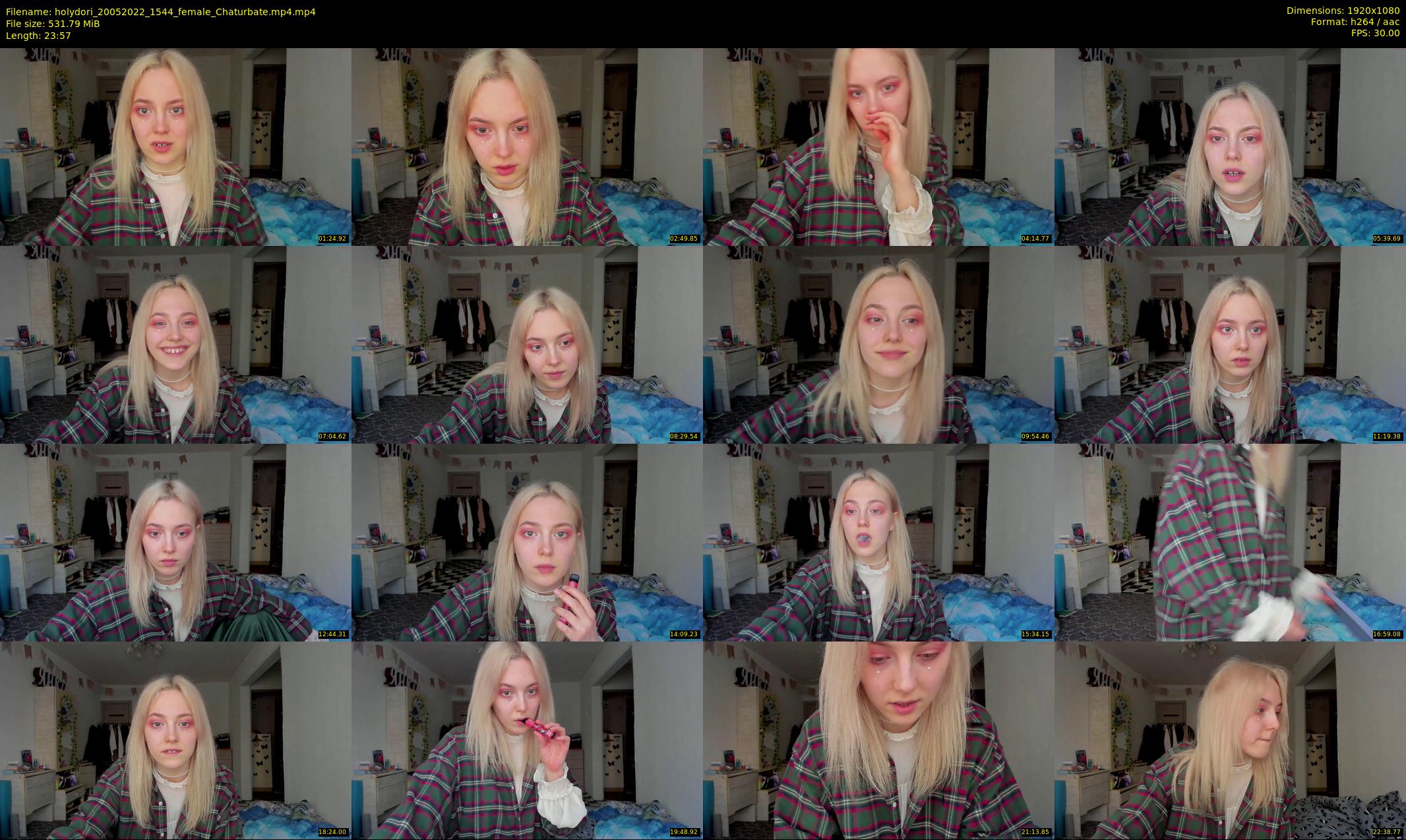 holydori — 24 minute Chaturbate female cam show recording, 1080p, May 20, 2022