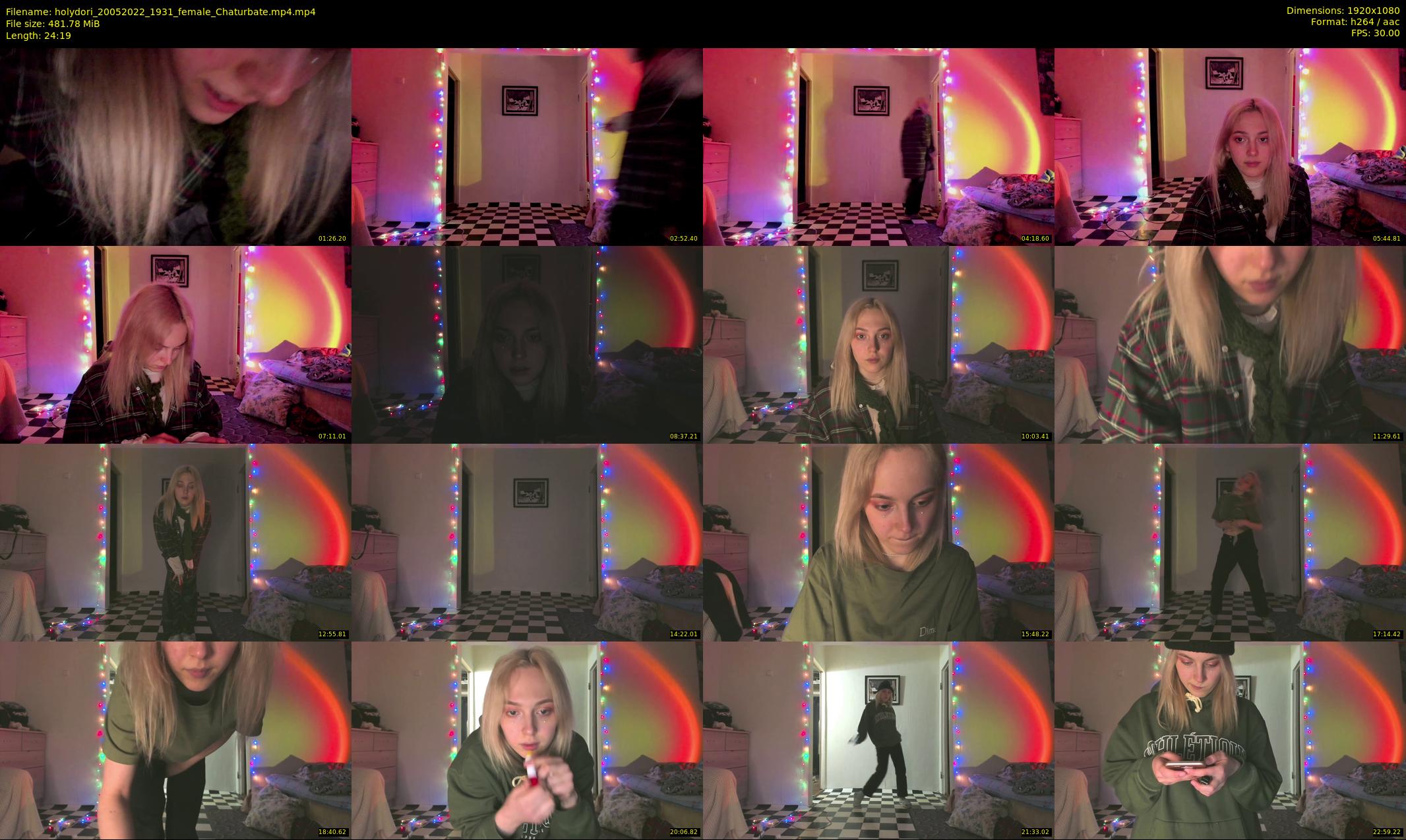 holydori — 25 minute Chaturbate female cam show recording, 1080p, May 20, 2022