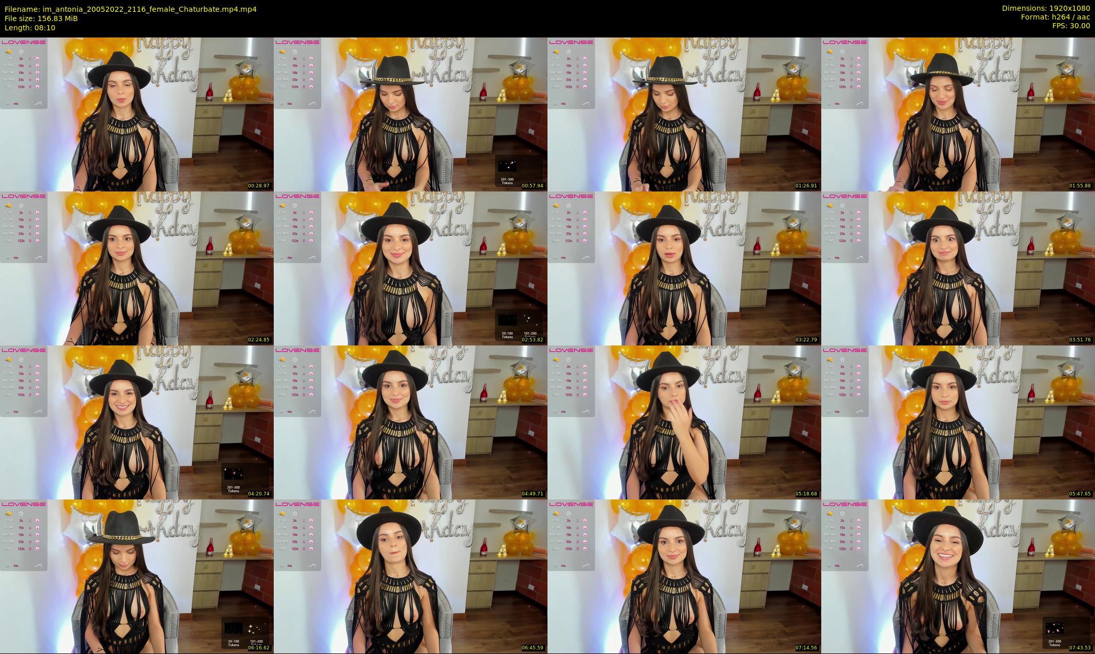 im_antonia — 9 minute Chaturbate female cam show recording, 1080p, May 20, 2022