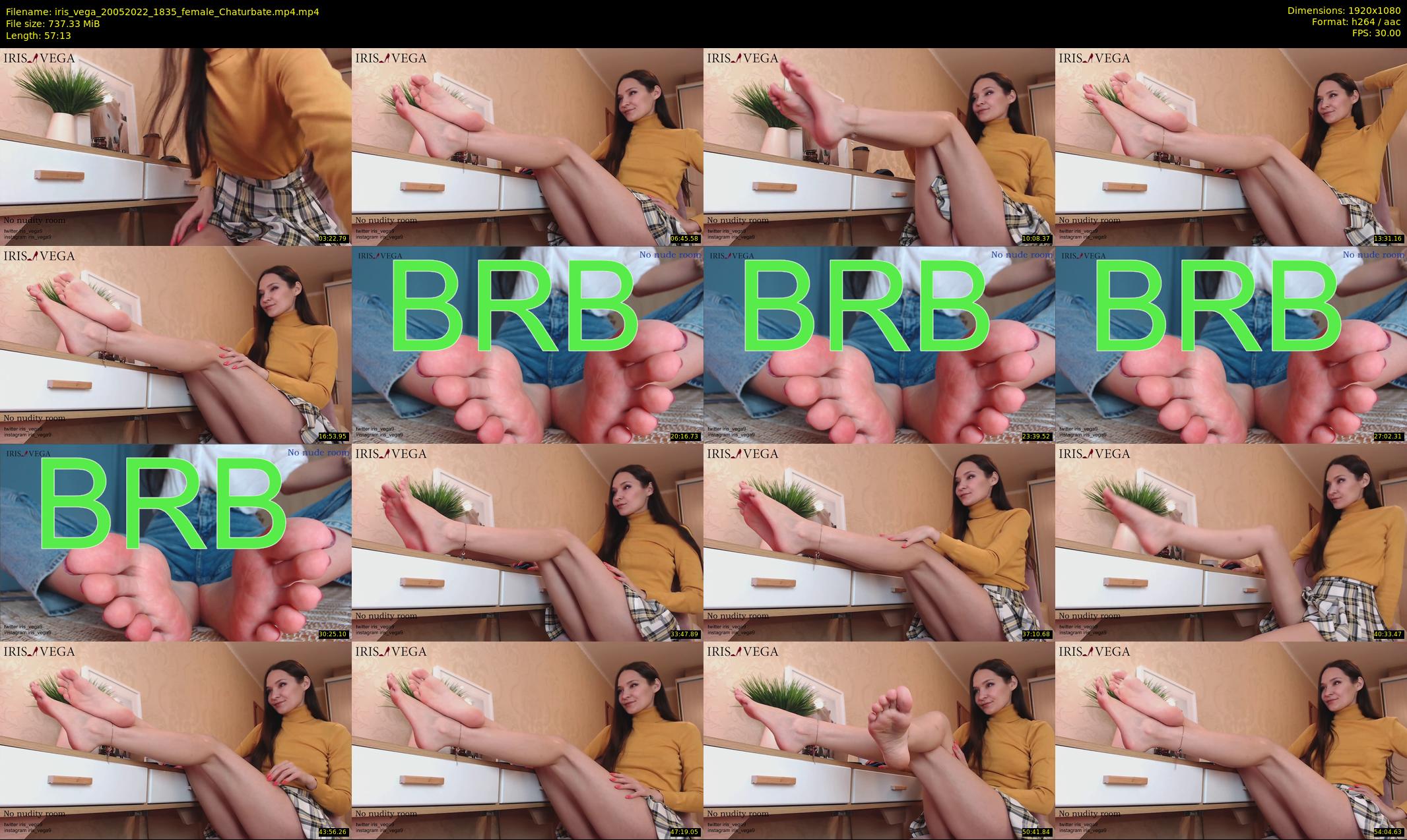iris_vega — 58 minute Chaturbate female cam show recording, 1080p, May 20, 2022