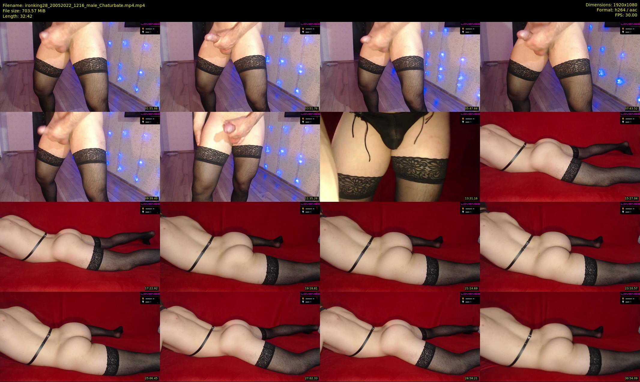 ironking28 — 33 minute Chaturbate male cam show recording, 1080p, May 20, 2022
