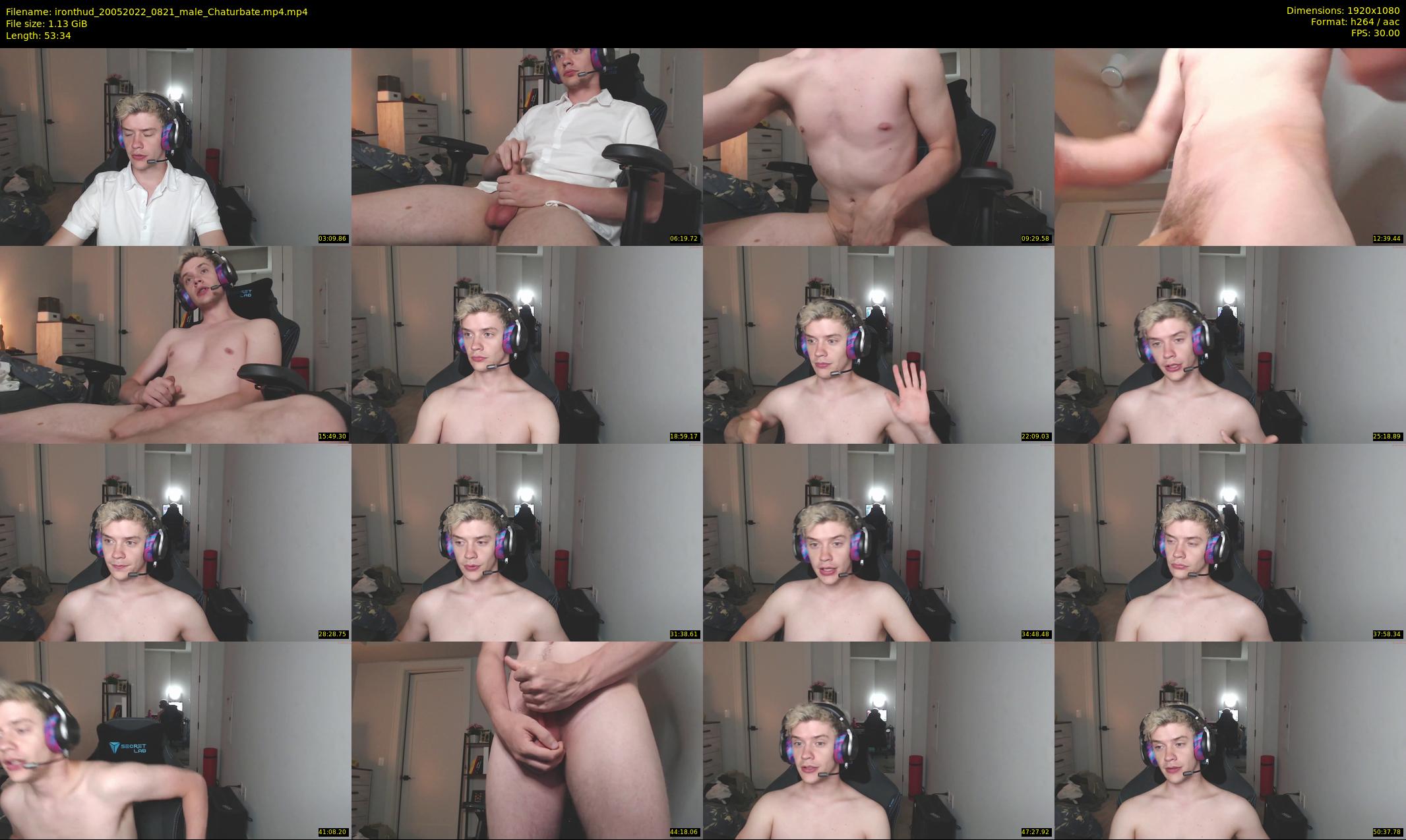 ironthud — 54 minute Chaturbate male cam show recording, 1080p, May 20, 2022