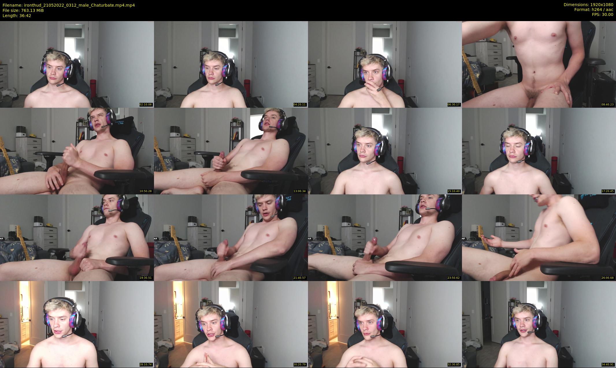 ironthud — 37 minute Chaturbate male cam show recording, 1080p, May 21, 2022