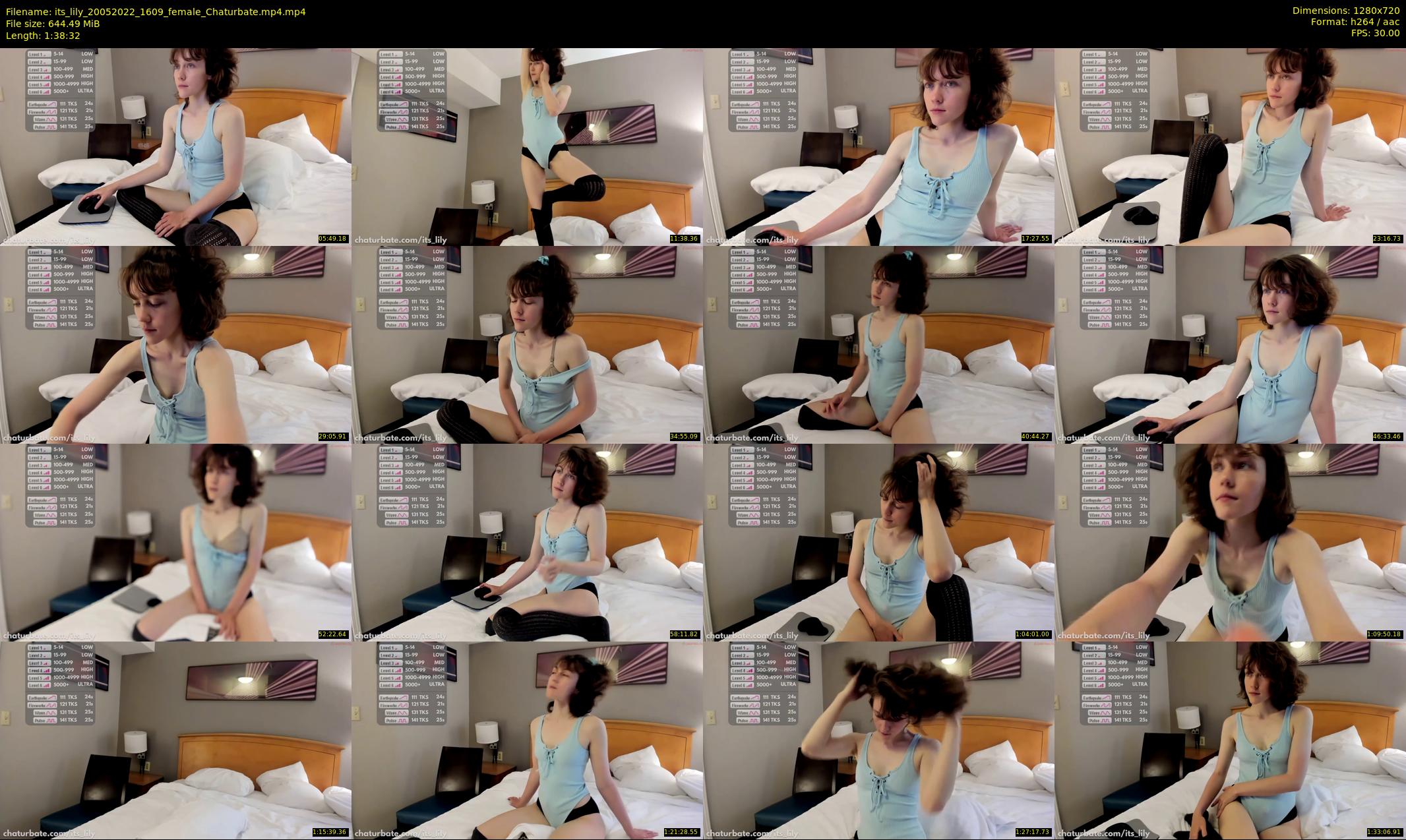 its_lily — 99 minute Chaturbate female cam show recording, 720p, May 20, 2022