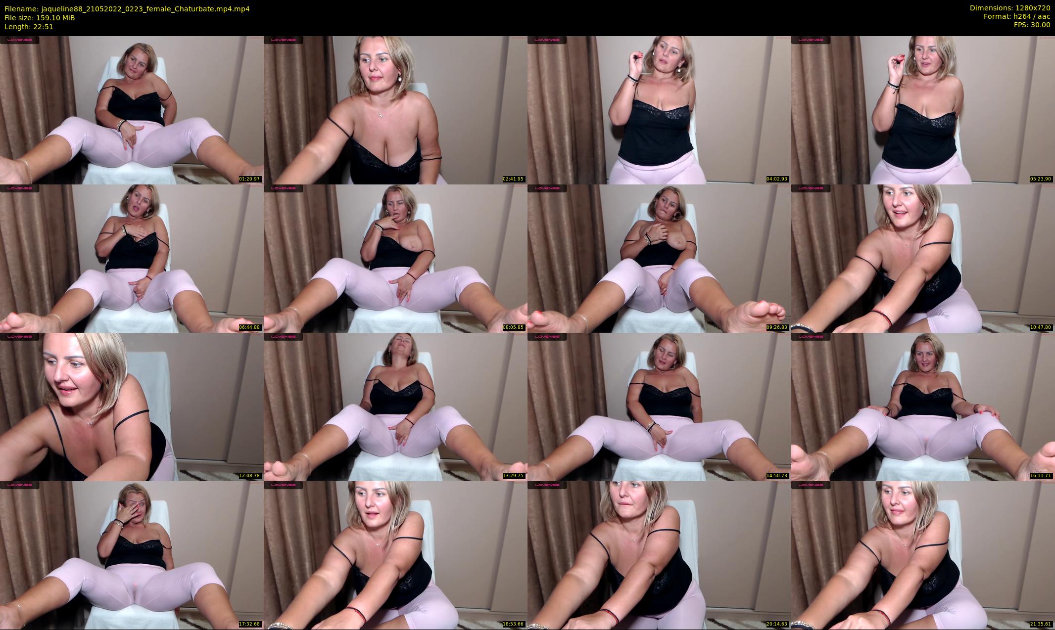 jaqueline88 — 23 minute Chaturbate female cam show recording, 720p, May 21, 2022