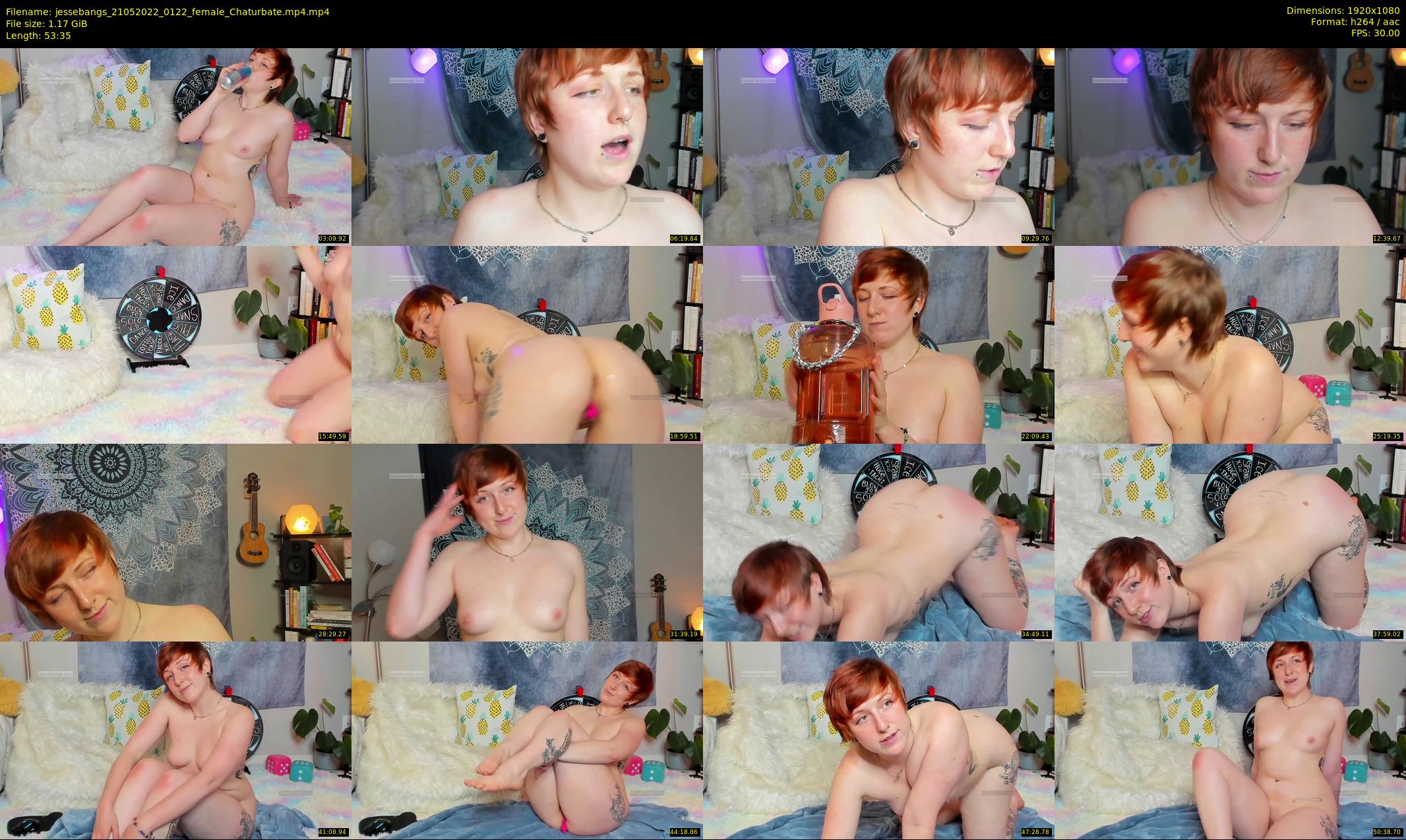jessebangs — 54 minute Chaturbate female cam show recording, 1080p, May 21, 2022