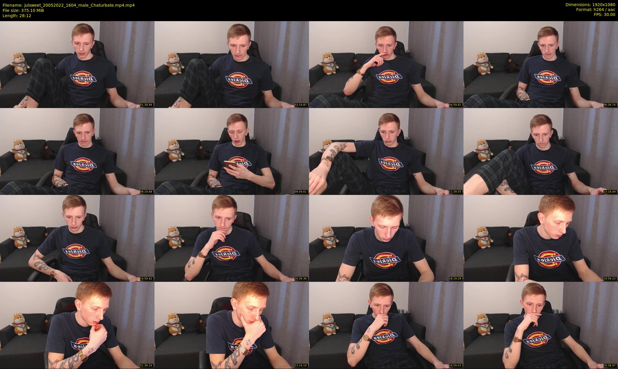 julsweet — 29 minute Chaturbate male cam show recording, 1080p, May 20, 2022