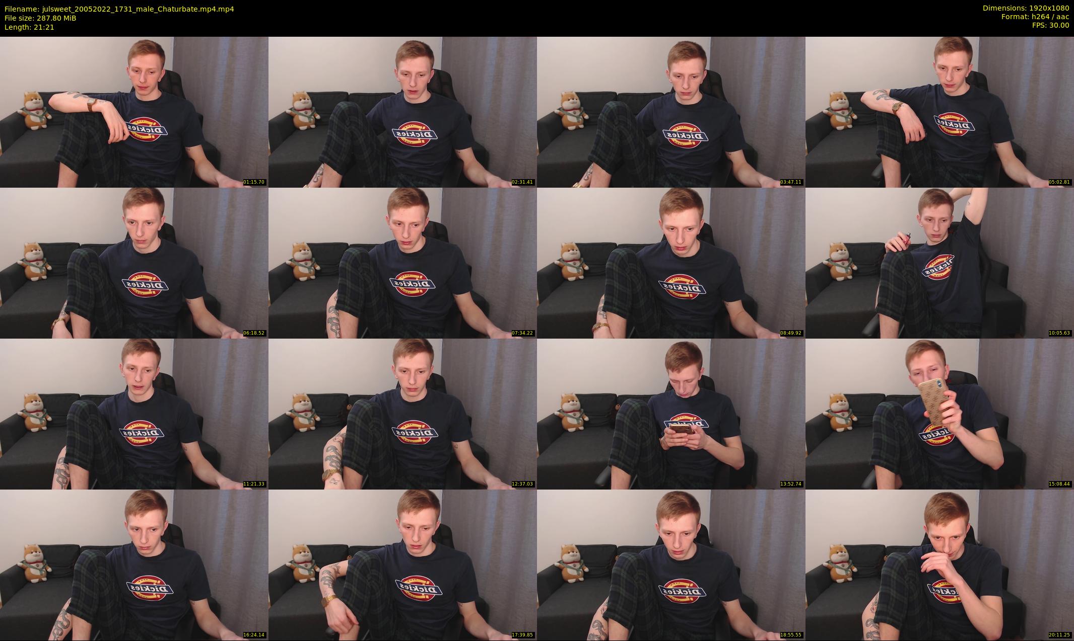 julsweet — 22 minute Chaturbate male cam show recording, 1080p, May 20, 2022