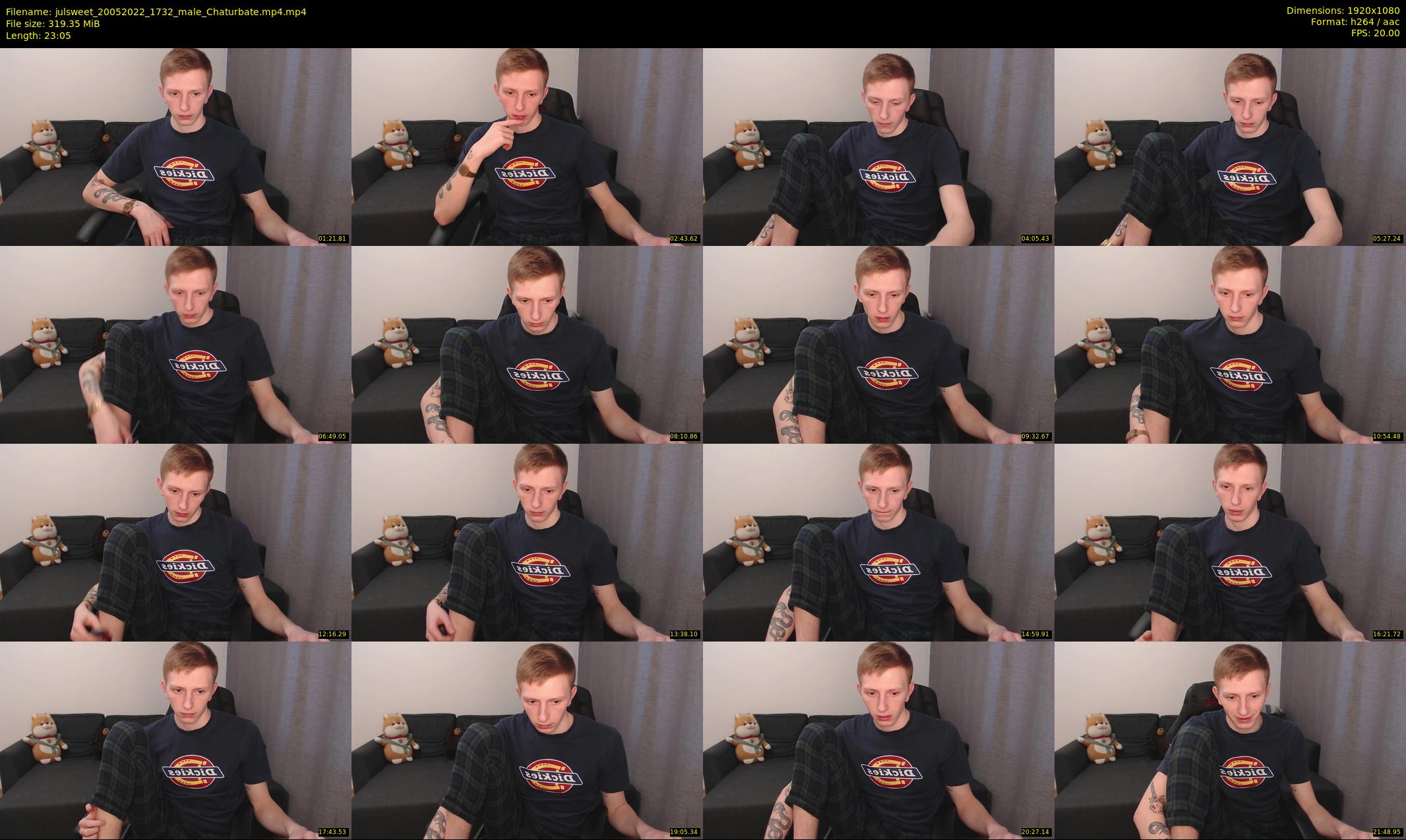 julsweet — 24 minute Chaturbate male cam show recording, 1080p, May 20, 2022