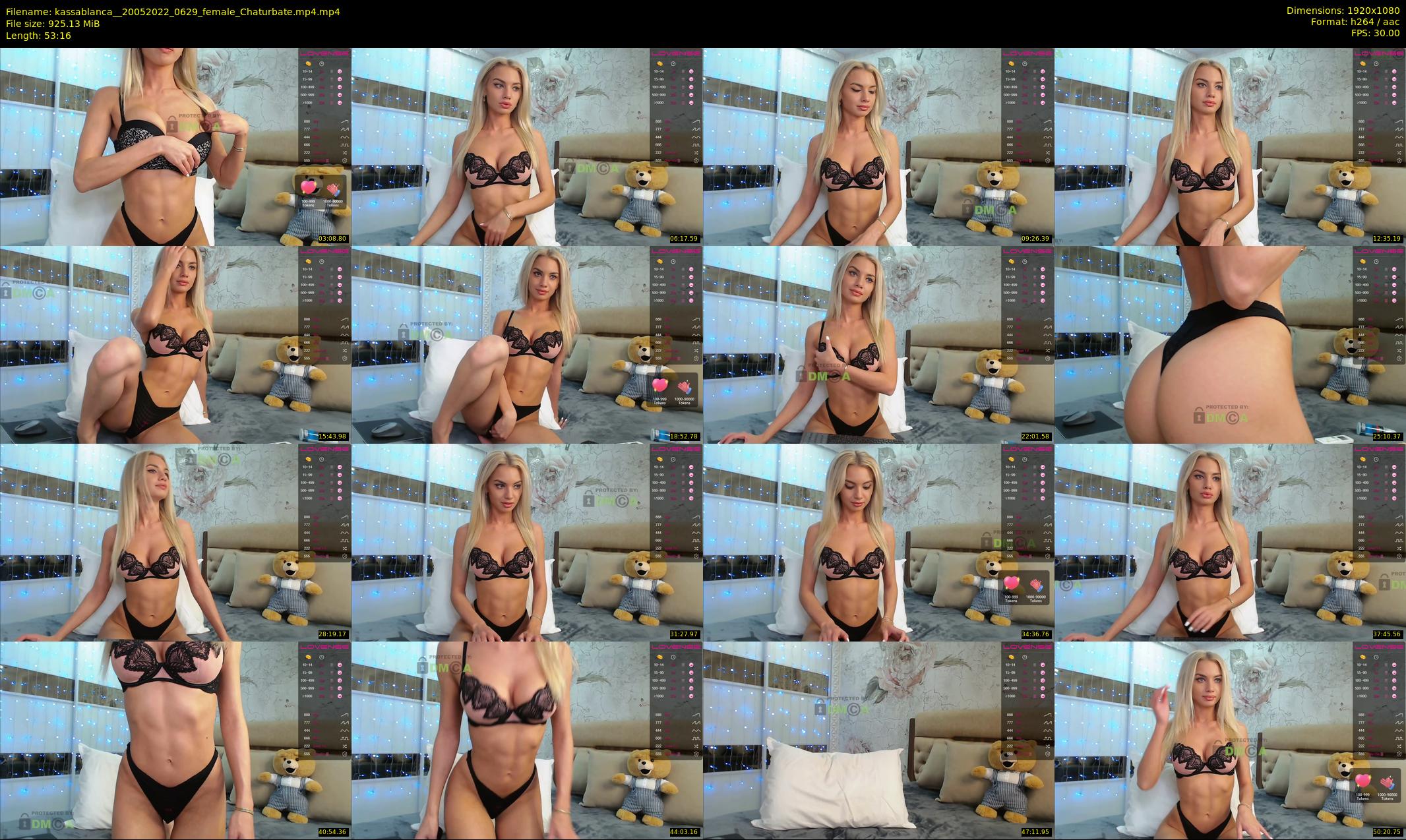 kassablanca_ — 54 minute Chaturbate female cam show recording, 1080p, May 20, 2022