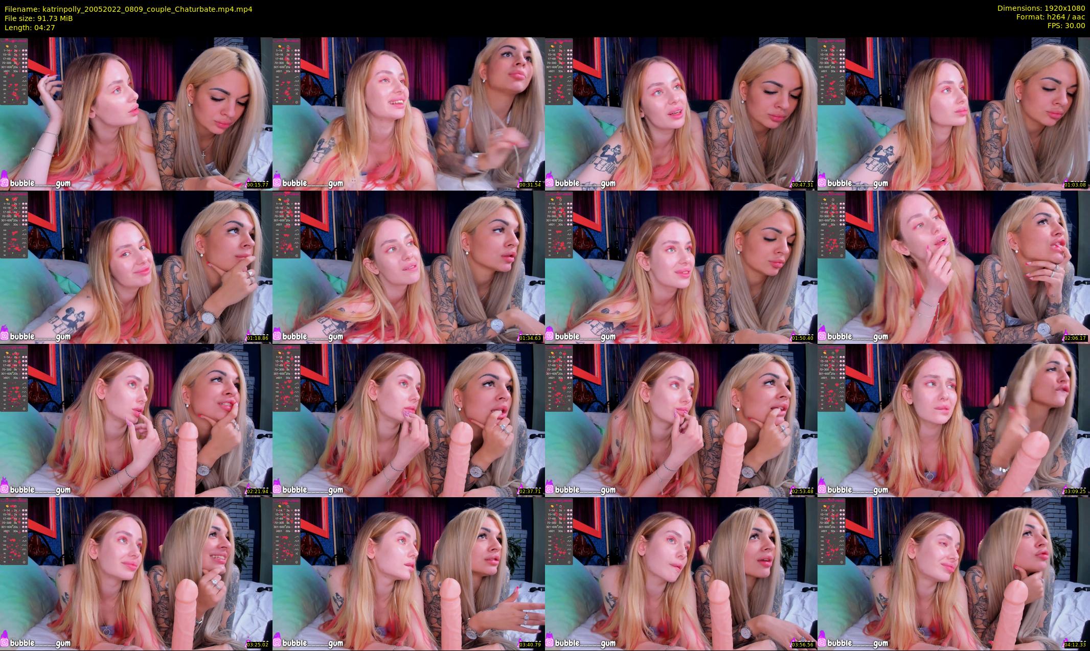 katrinpolly — 5 minute Chaturbate couple cam show recording, 1080p, May 20, 2022