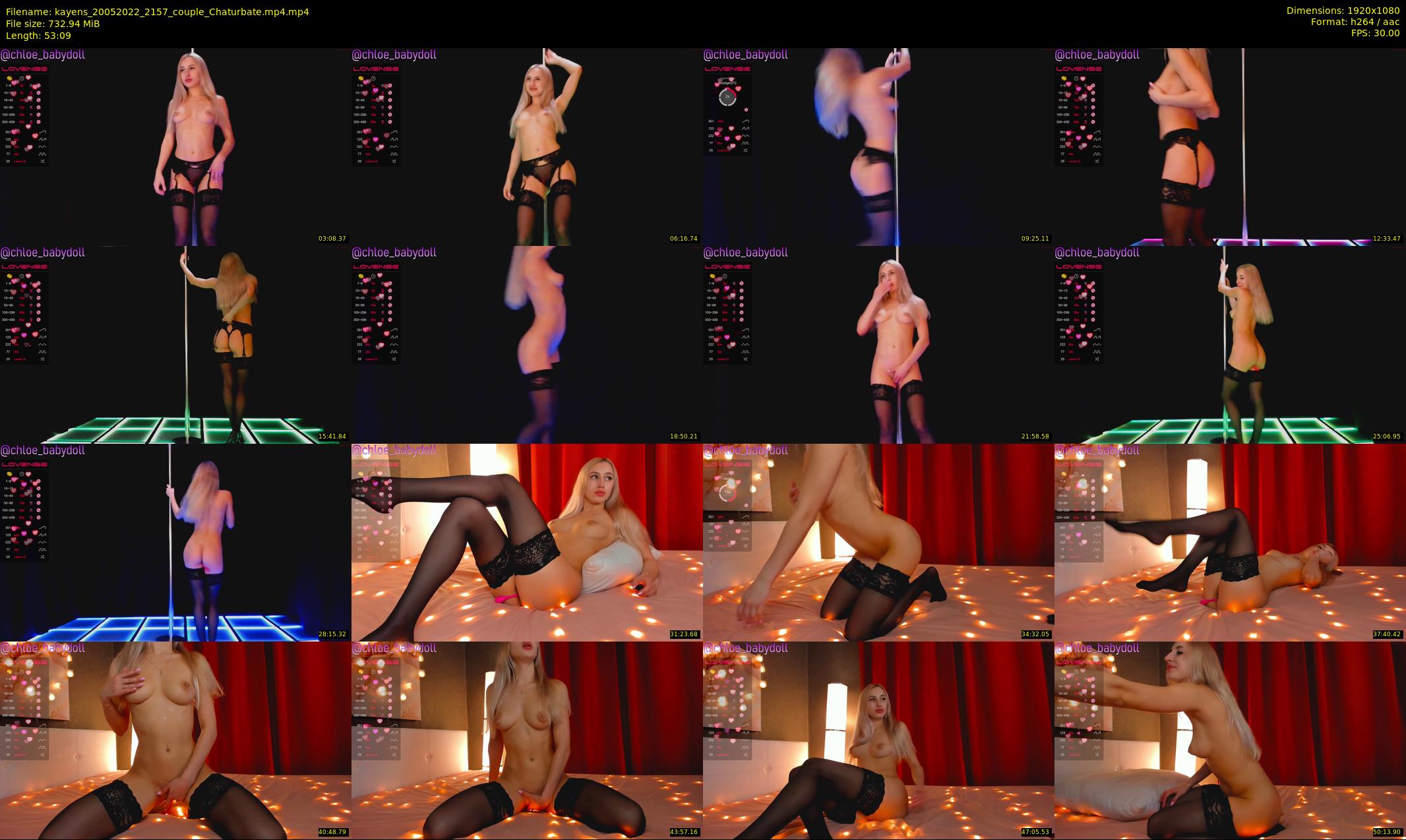 kayens — 54 minute Chaturbate couple cam show recording, 1080p, May 20, 2022
