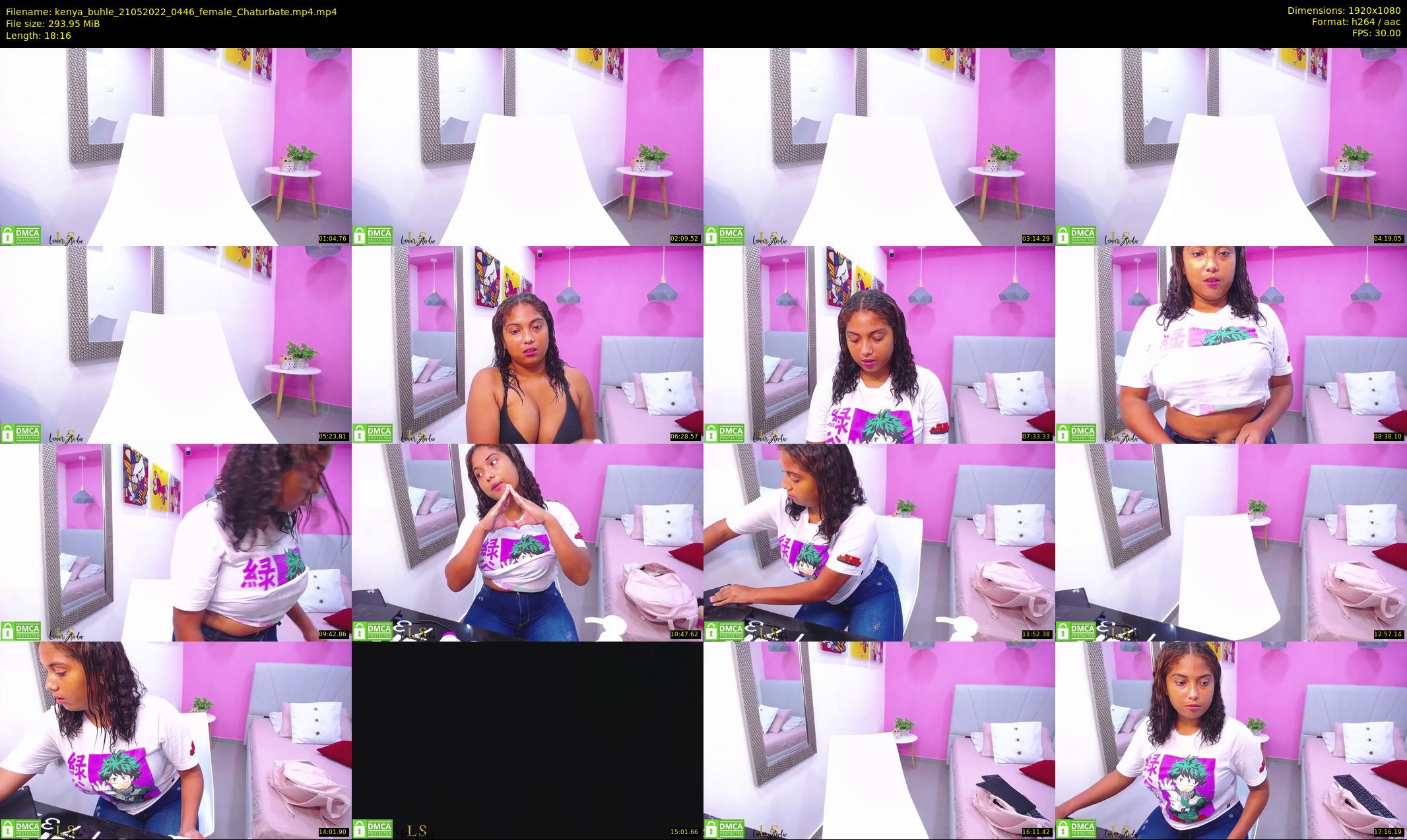 kenya_buhle — 19 minute Chaturbate female cam show recording, 1080p, May 21, 2022