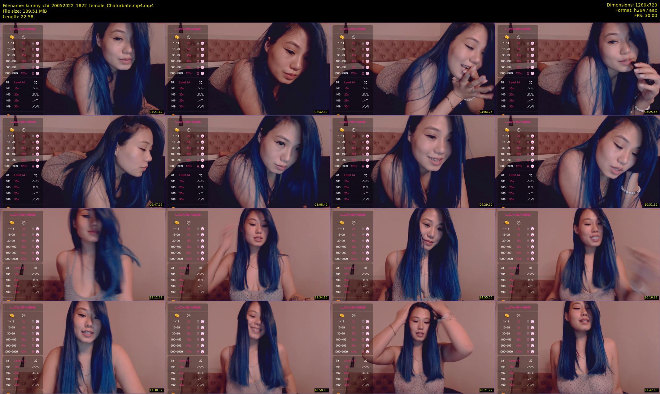 kimmy_chi — 23 minute Chaturbate female cam show recording, 720p, May 20, 2022