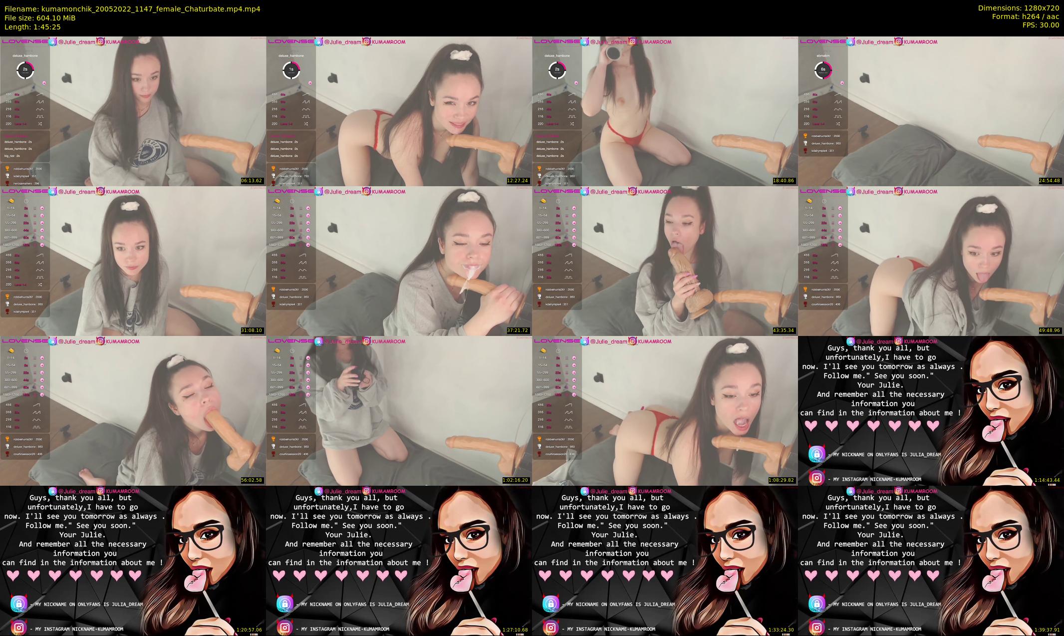 kumamonchik — 106 minute Chaturbate couple cam show recording, 720p, May 20, 2022