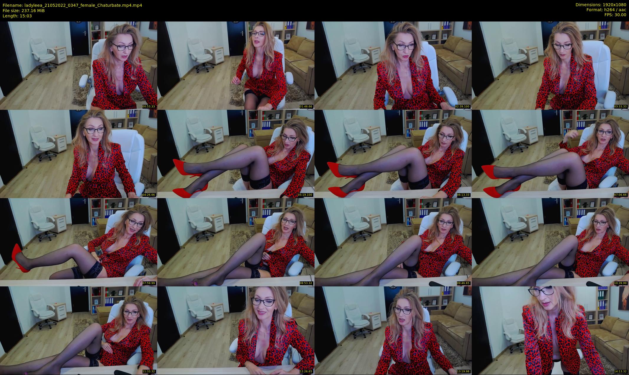 ladyleea — 16 minute Chaturbate female cam show recording, 1080p, May 21, 2022