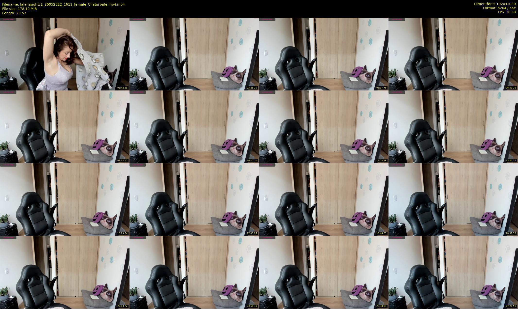 lalanaughty1 — 29 minute Chaturbate female cam show recording, 1080p, May 20, 2022