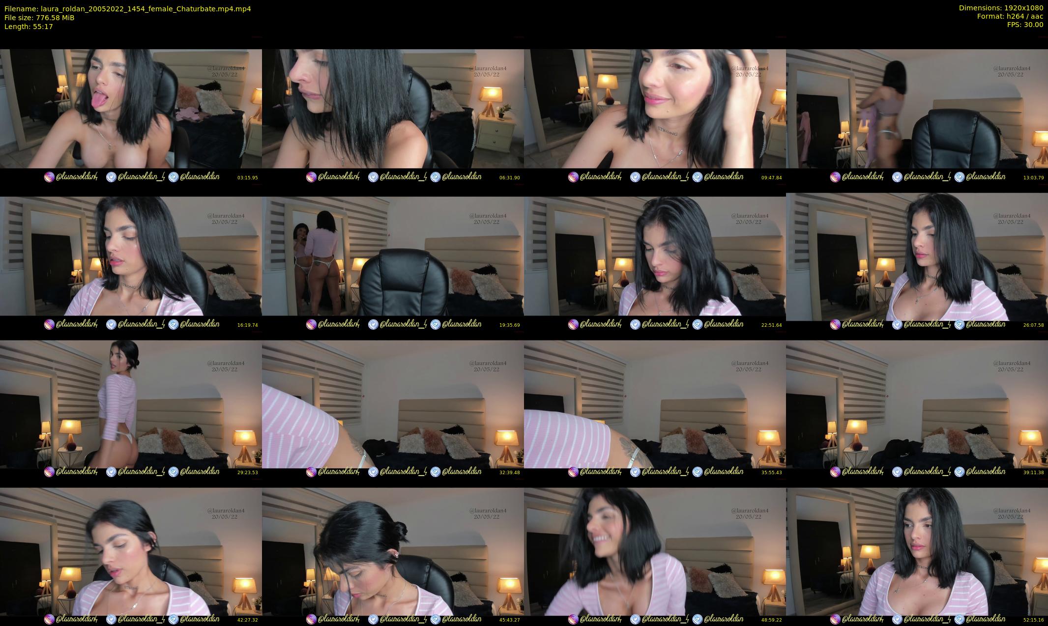 laura_roldan — 56 minute Chaturbate female cam show recording, 1080p, May 20, 2022