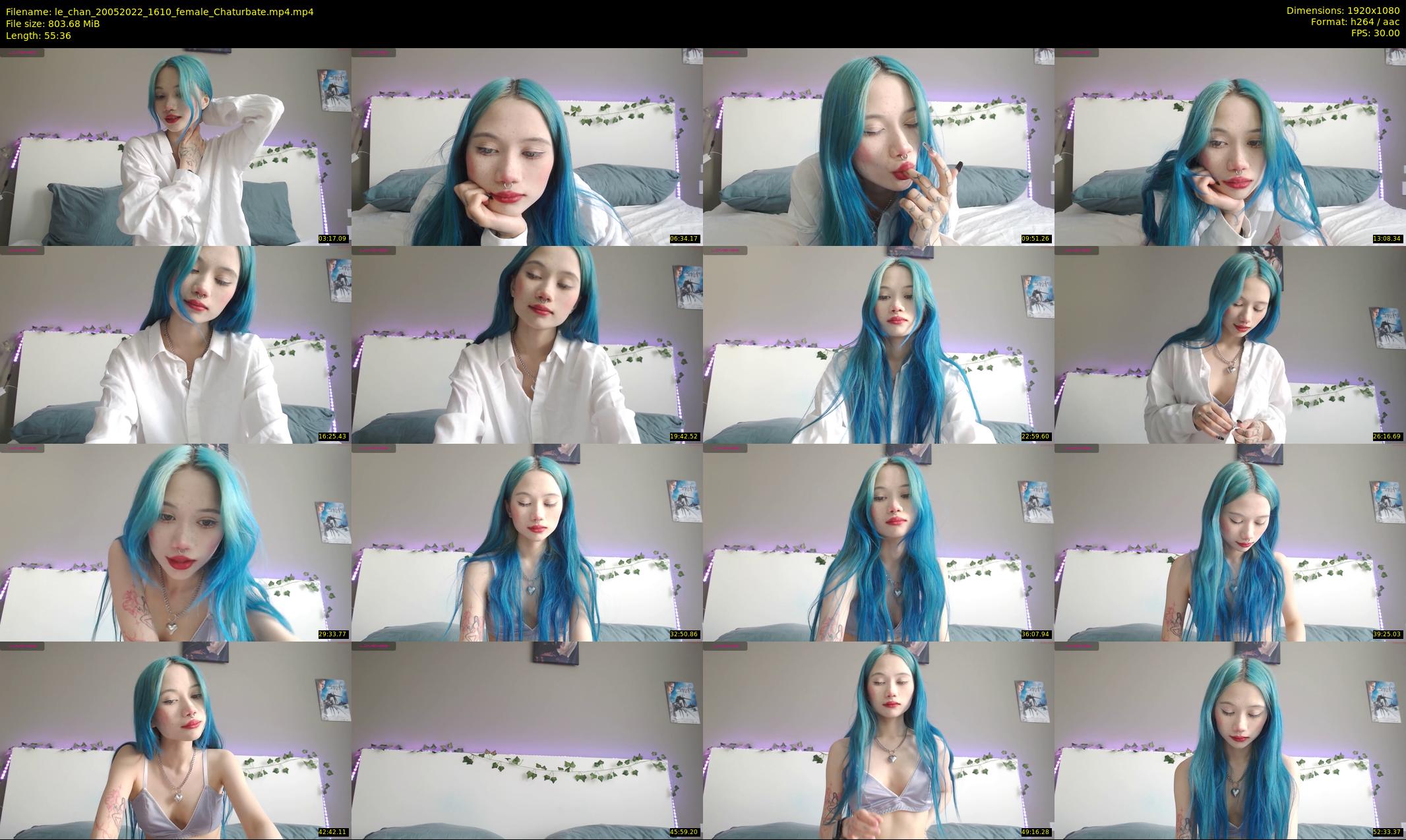 le_chan — 56 minute Chaturbate female cam show recording, 1080p, May 20, 2022