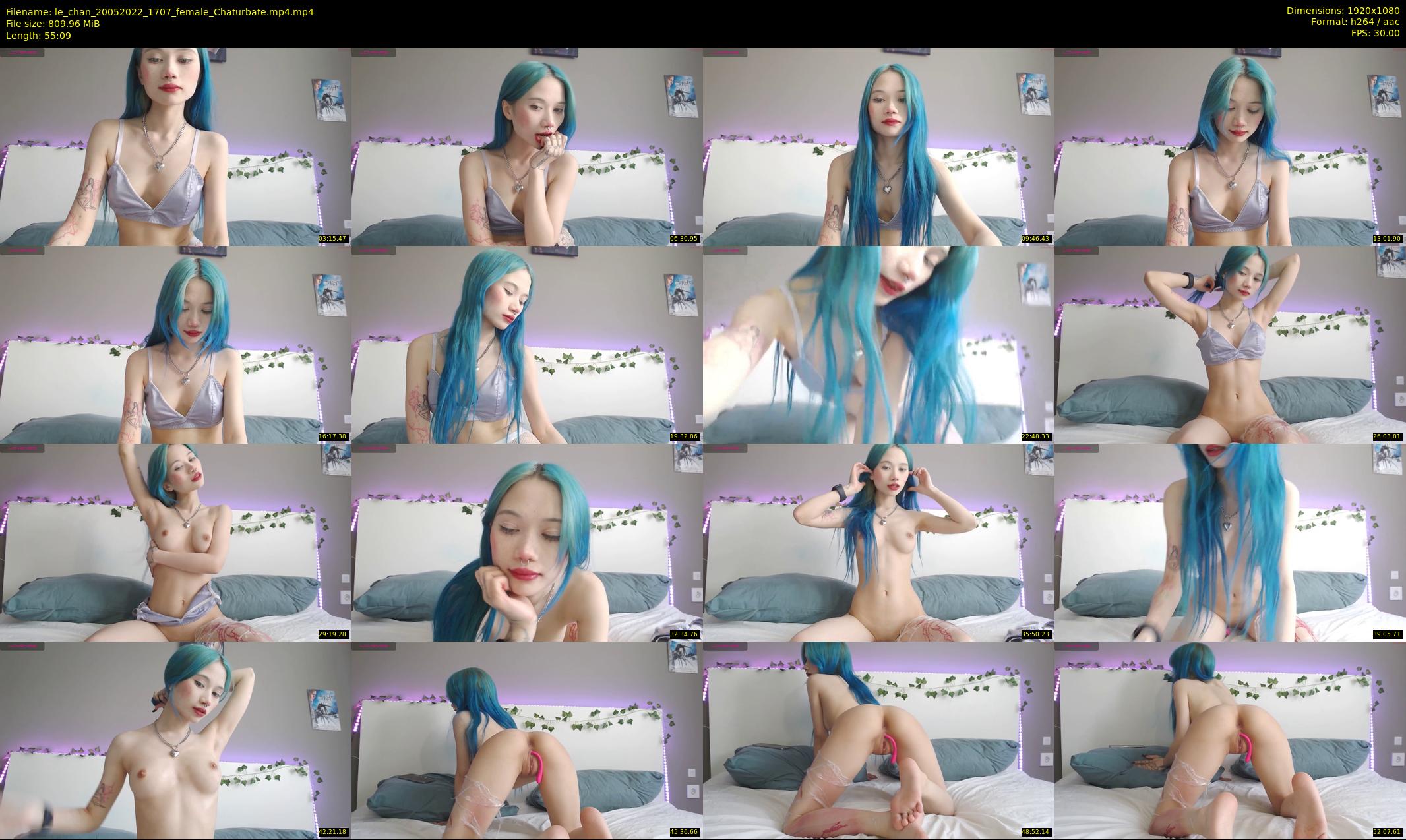 le_chan — 56 minute Chaturbate female cam show recording, 1080p, May 20, 2022