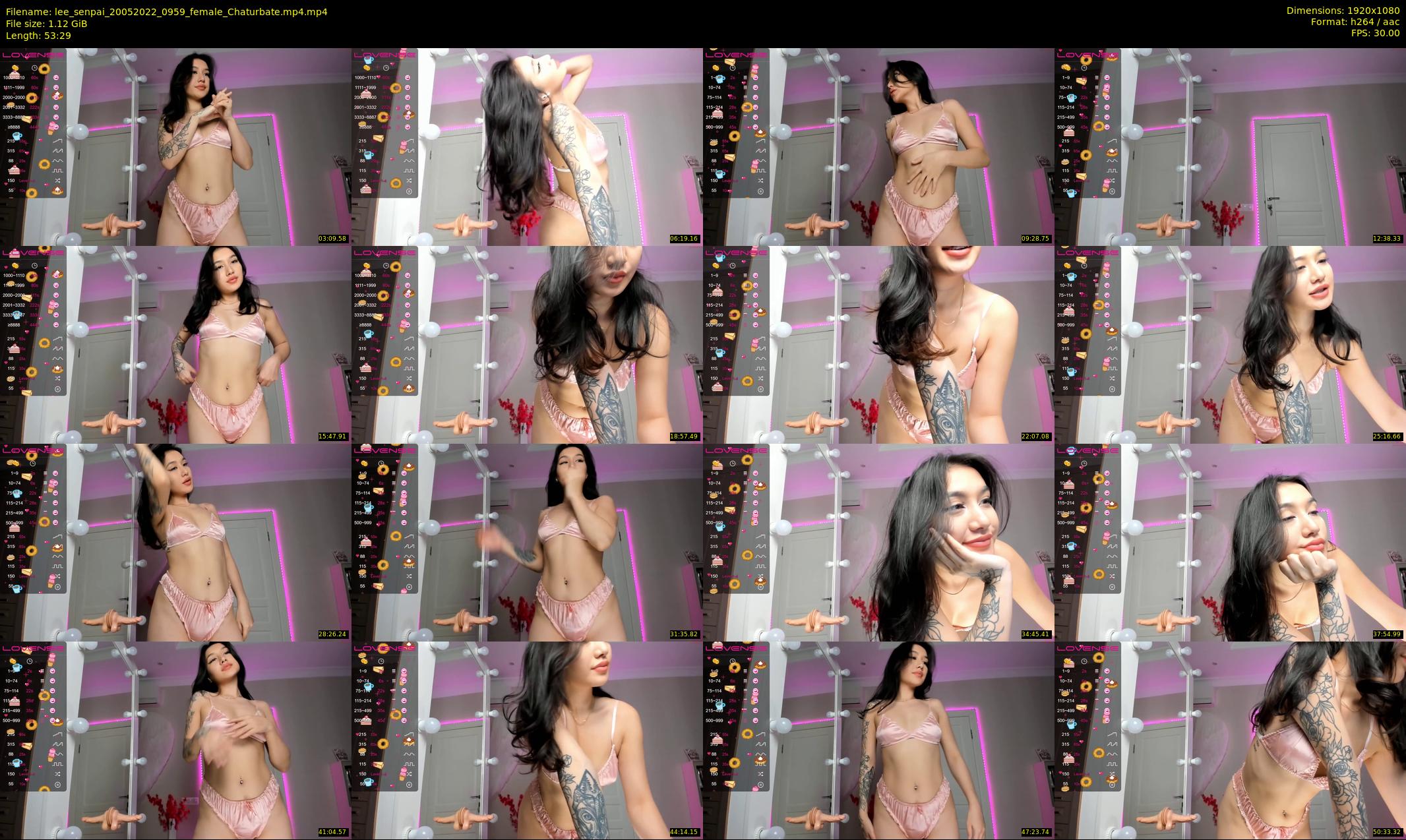 lee_senpai — 54 minute Chaturbate female cam show recording, 1080p, May 20, 2022