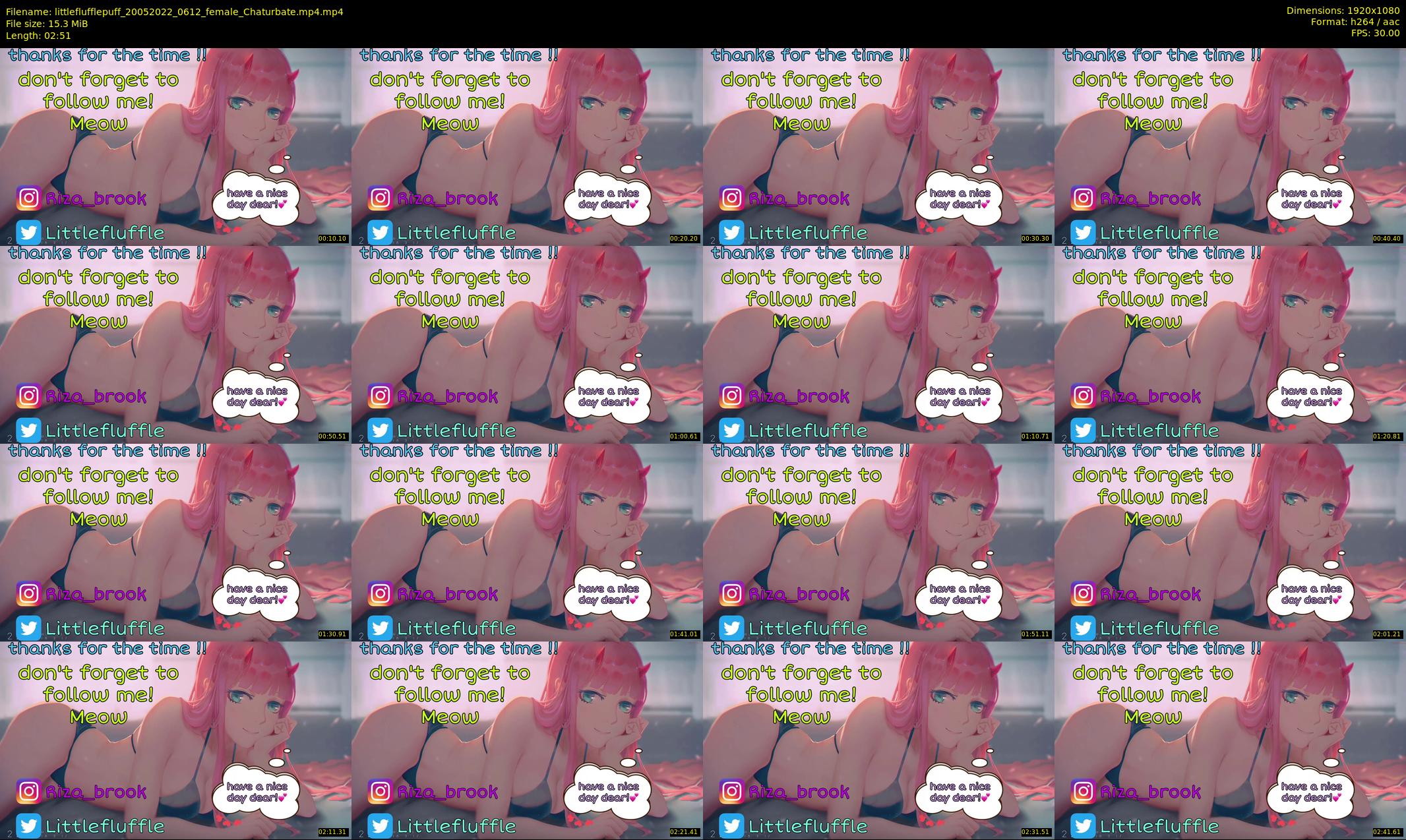 littleflufflepuff — 3 minute Chaturbate female cam show recording, 1080p, May 20, 2022