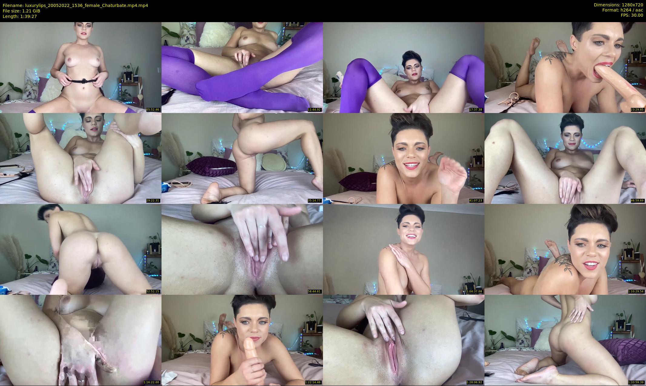 luxurylips — 100 minute Chaturbate female cam show recording, 720p, May 20, 2022
