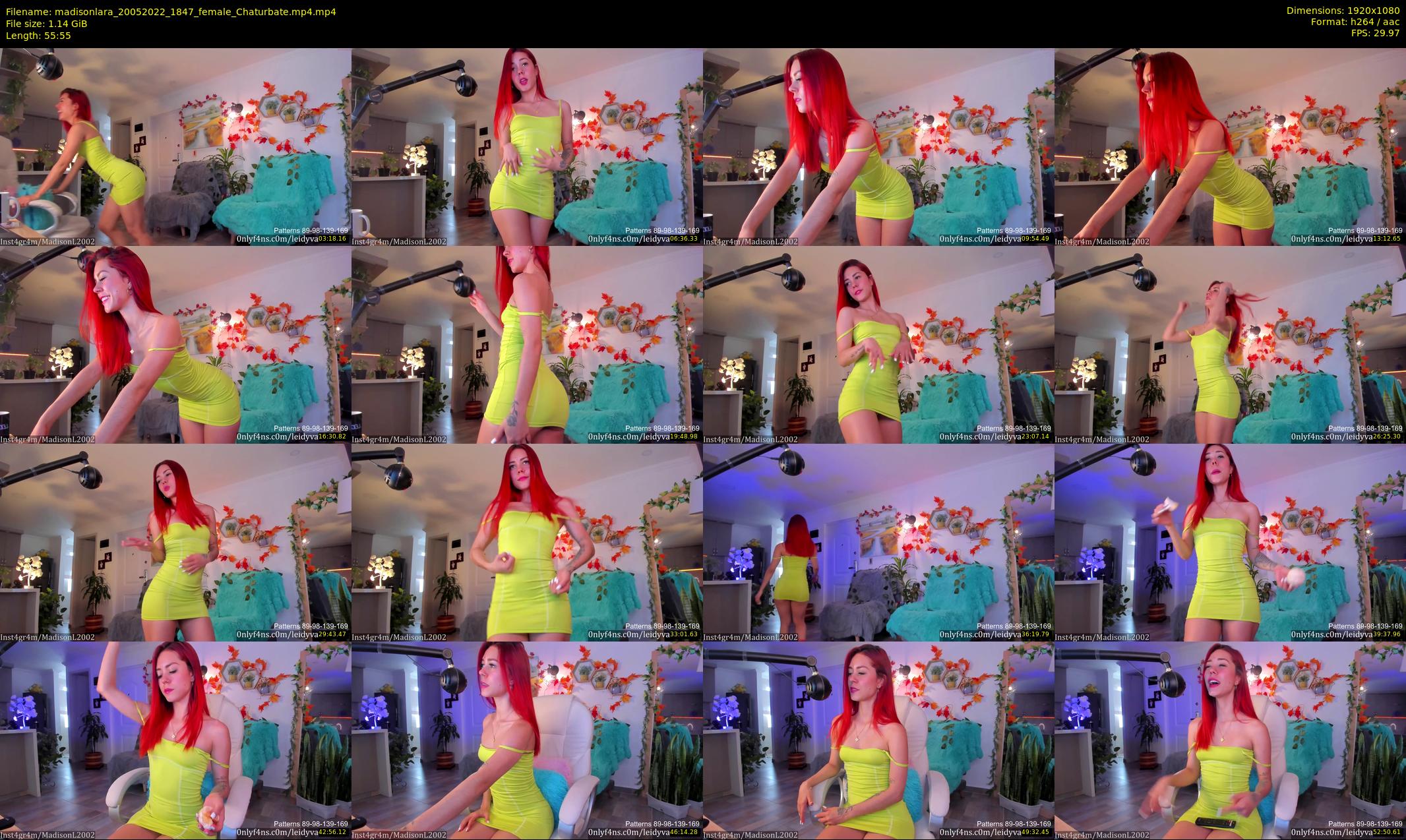 madisonlara — 56 minute Chaturbate female cam show recording, 1080p, May 20, 2022