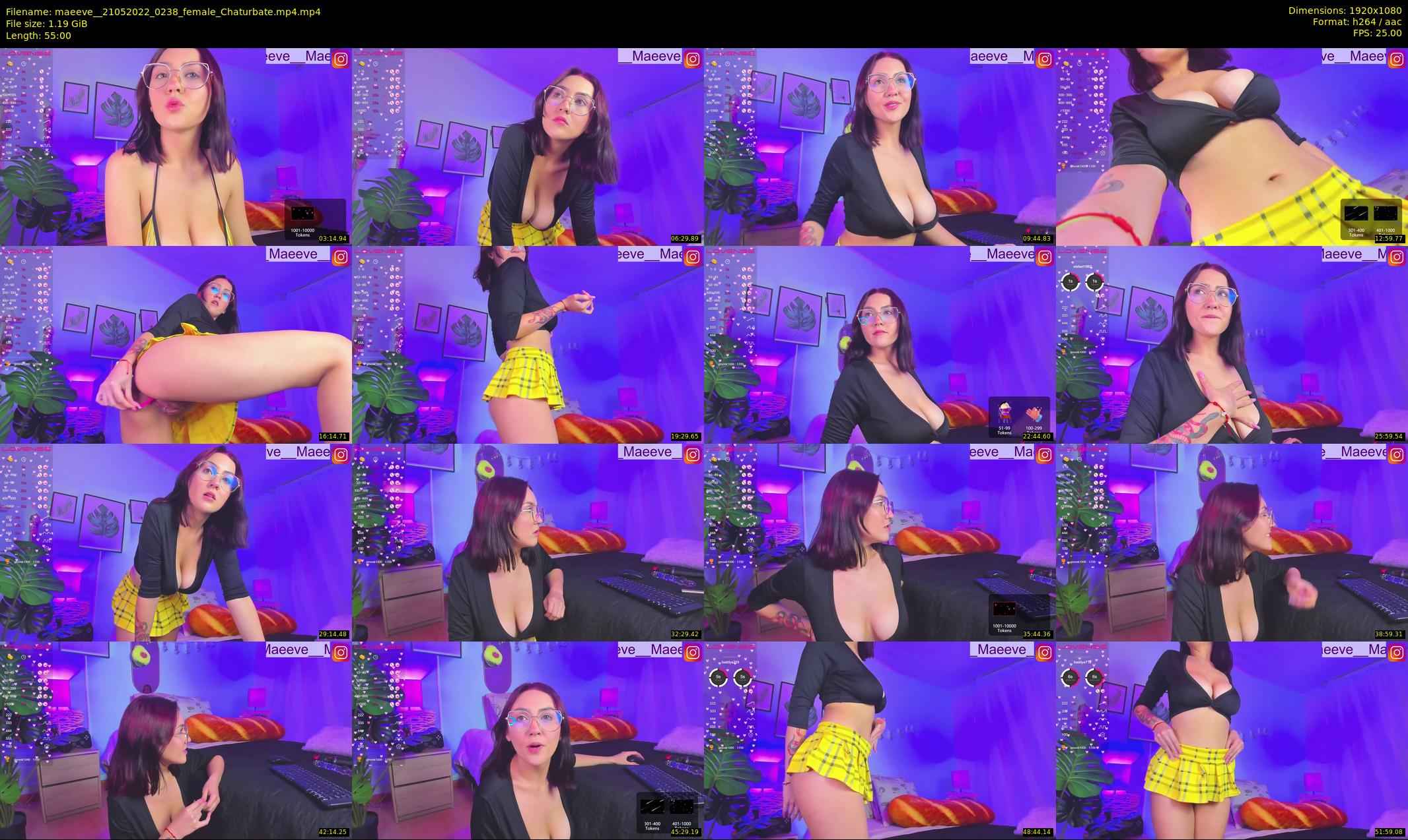 maeeve_ — 55 minute Chaturbate female cam show recording, 1080p, May 21, 2022