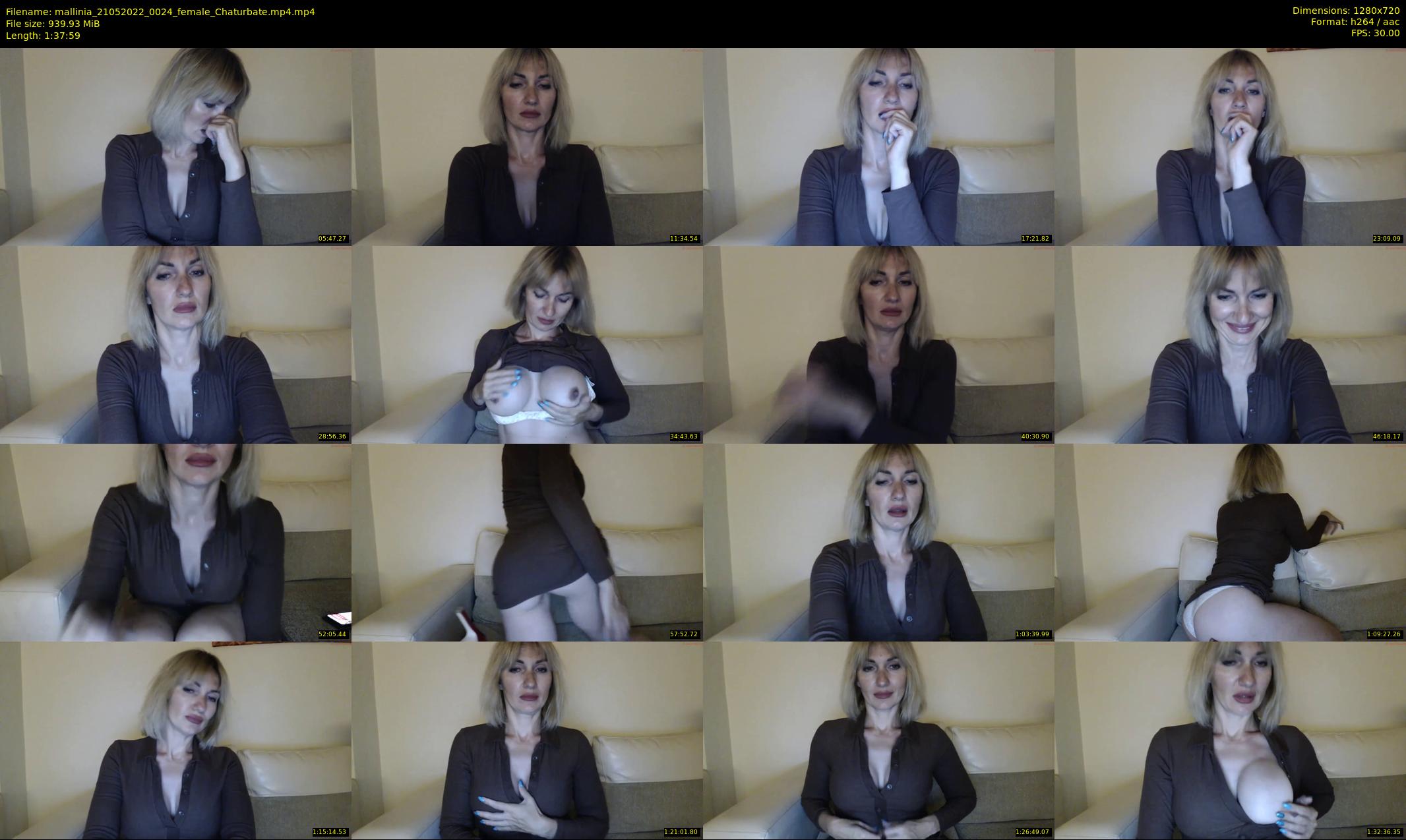 mallinia — 98 minute Chaturbate female cam show recording, 720p, May 21, 2022