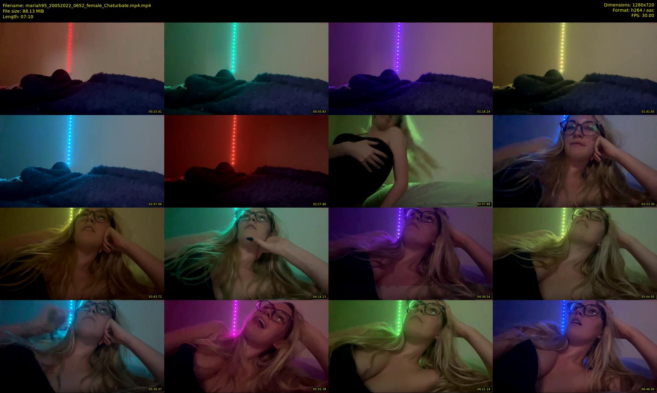 mariah95 — 8 minute Chaturbate female cam show recording, 720p, May 20, 2022