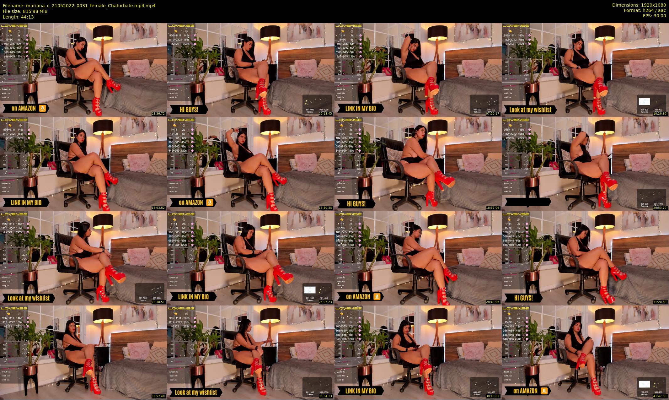 mariana_c — 45 minute Chaturbate female cam show recording, 1080p, May 21, 2022