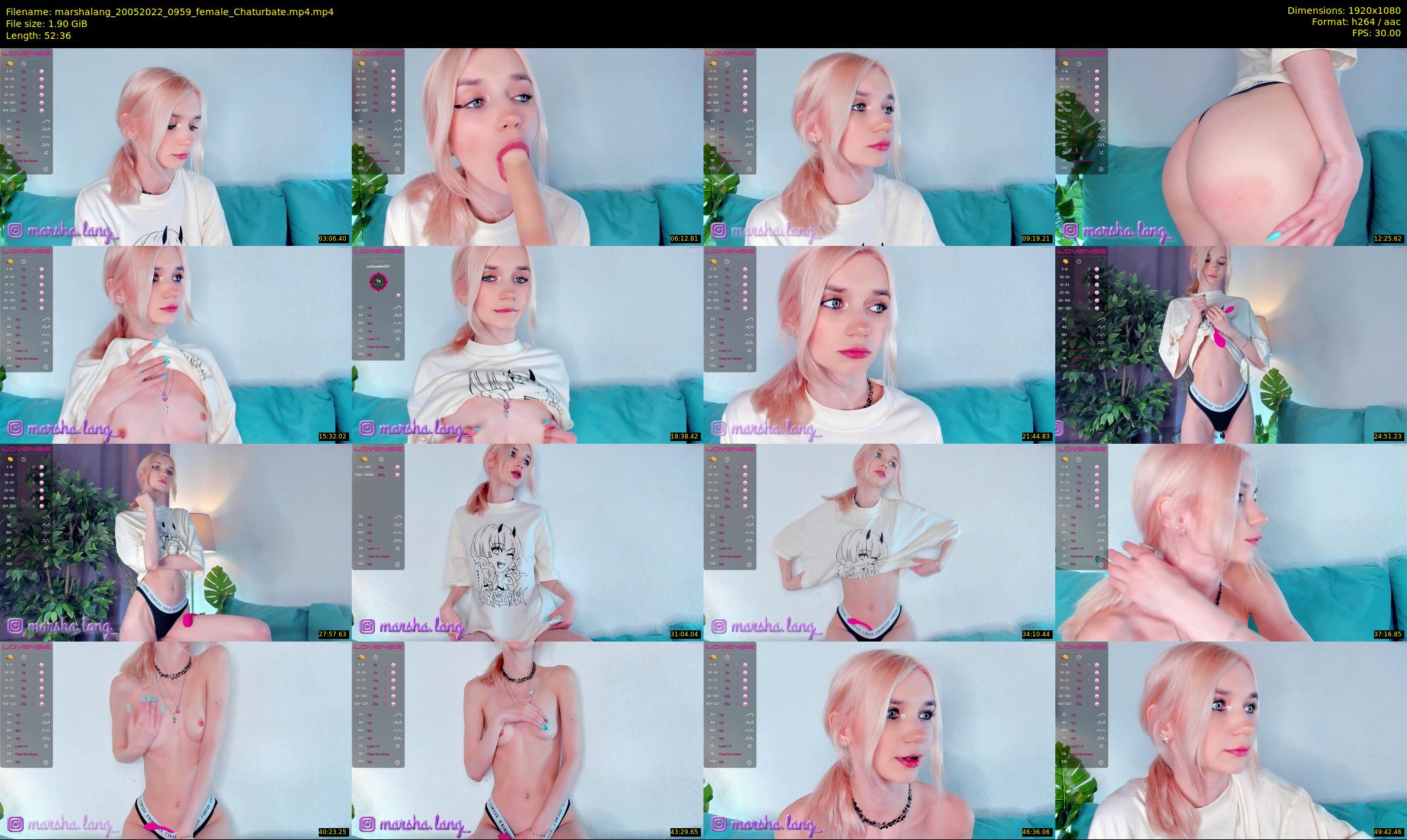 marshalang — 53 minute Chaturbate couple cam show recording, 1080p, May 20, 2022