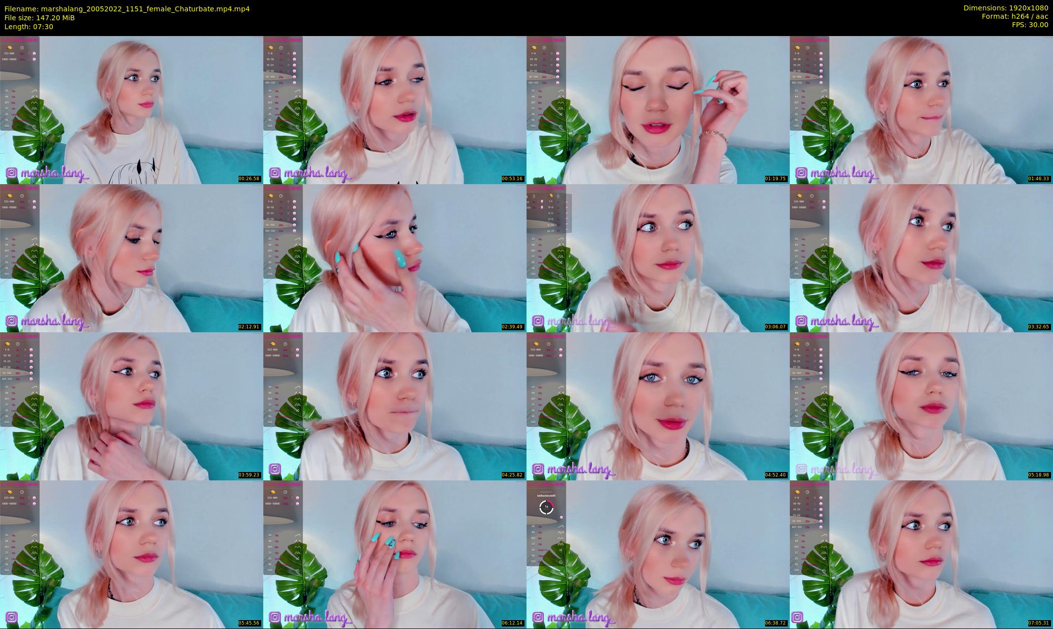 marshalang — 8 minute Chaturbate couple cam show recording, 1080p, May 20, 2022
