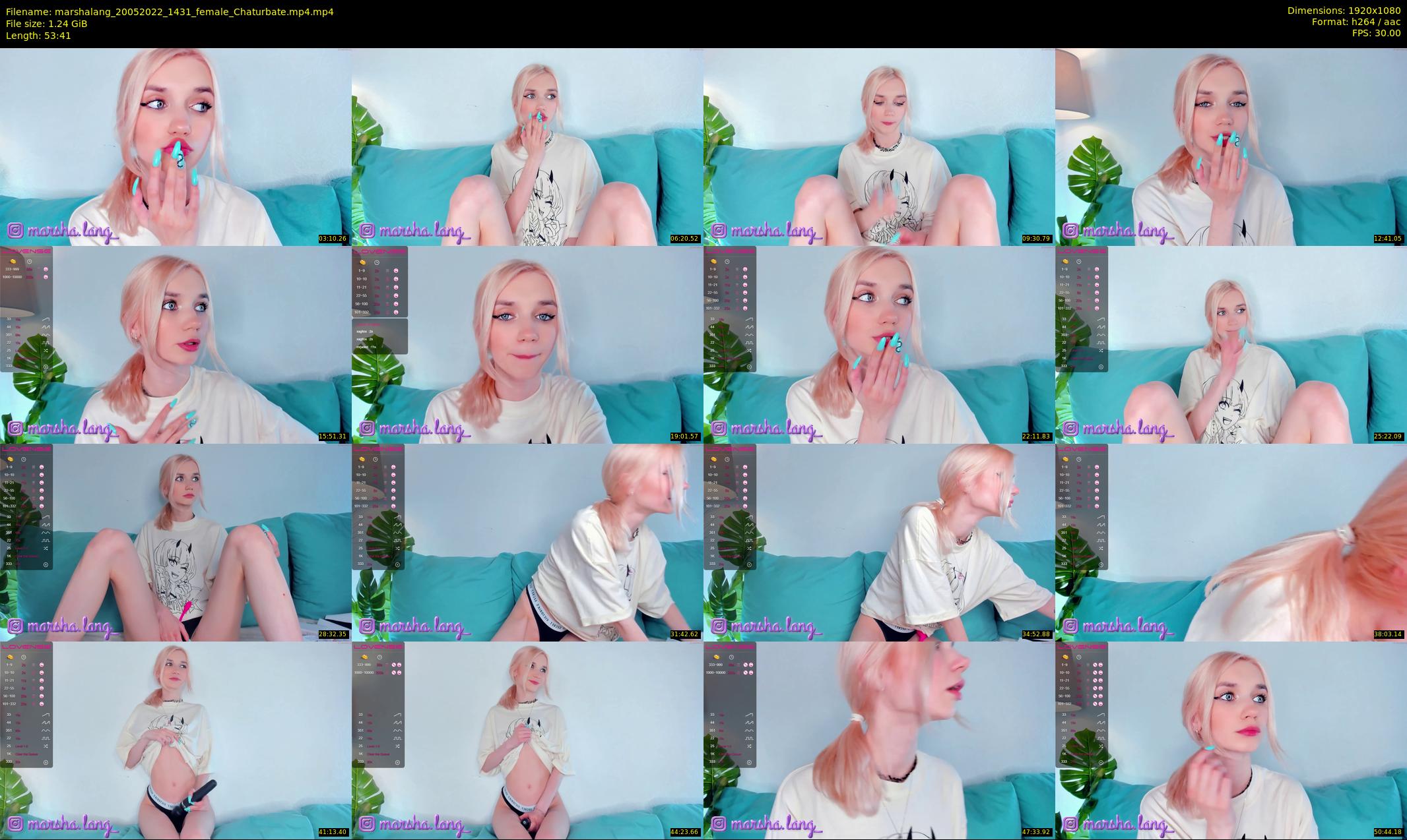 marshalang — 54 minute Chaturbate couple cam show recording, 1080p, May 20, 2022