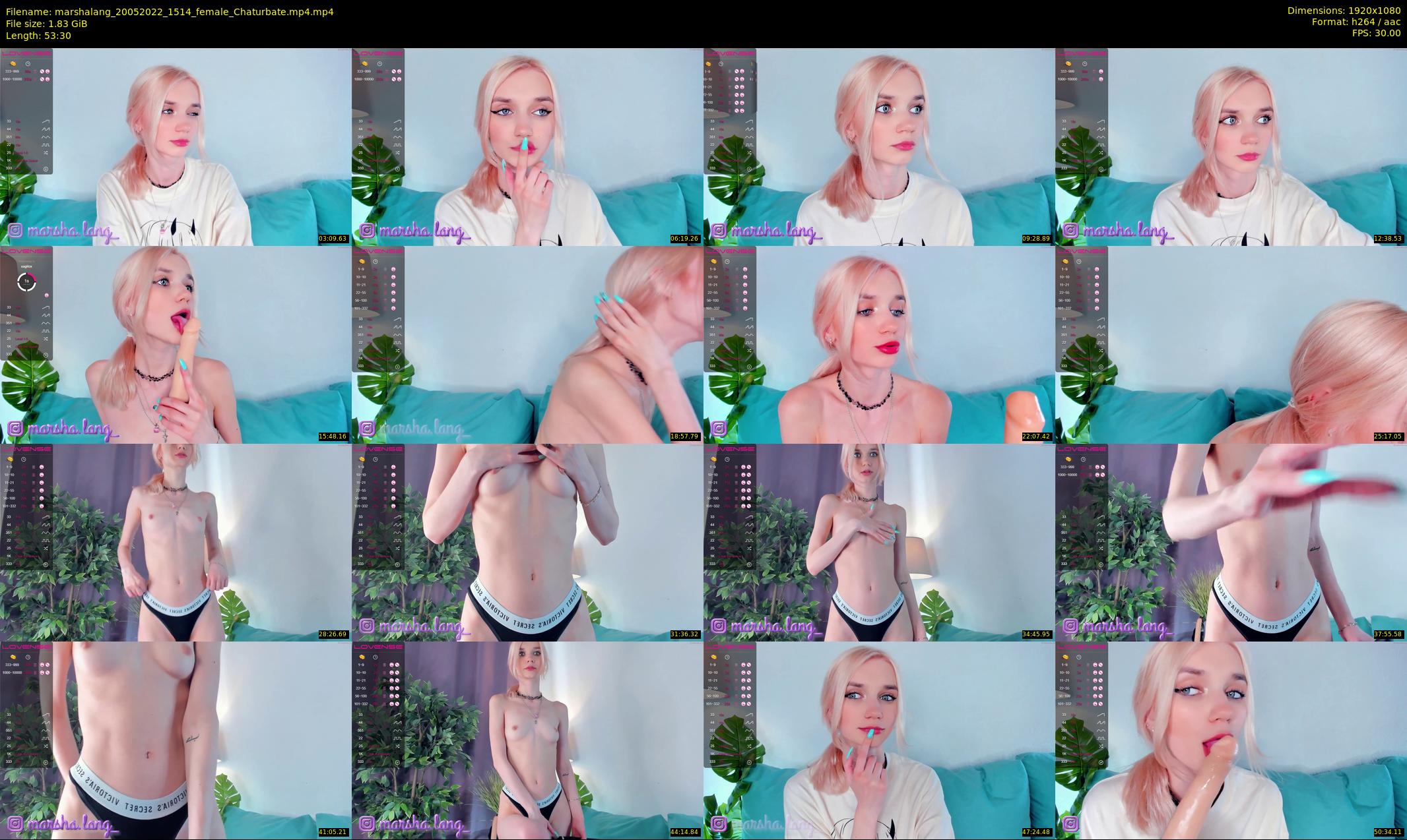 marshalang — 54 minute Chaturbate couple cam show recording, 1080p, May 20, 2022