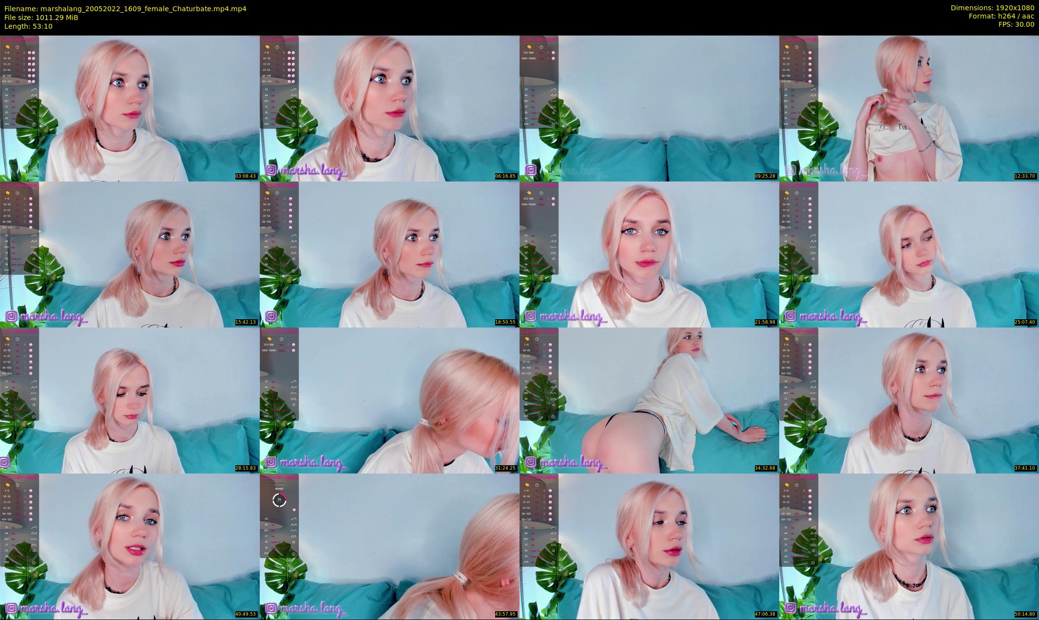 marshalang — 54 minute Chaturbate couple cam show recording, 1080p, May 20, 2022