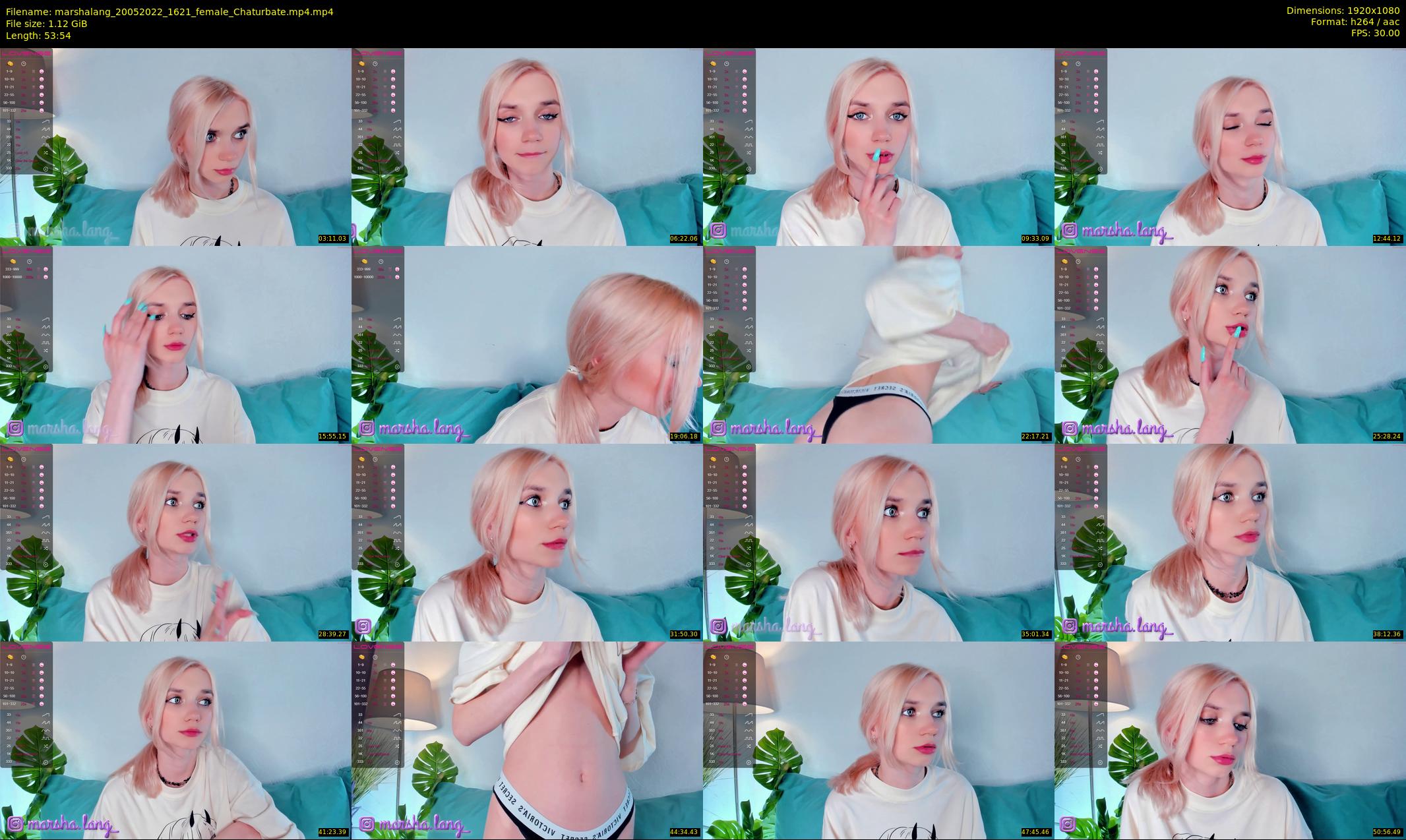 marshalang — 54 minute Chaturbate couple cam show recording, 1080p, May 20, 2022