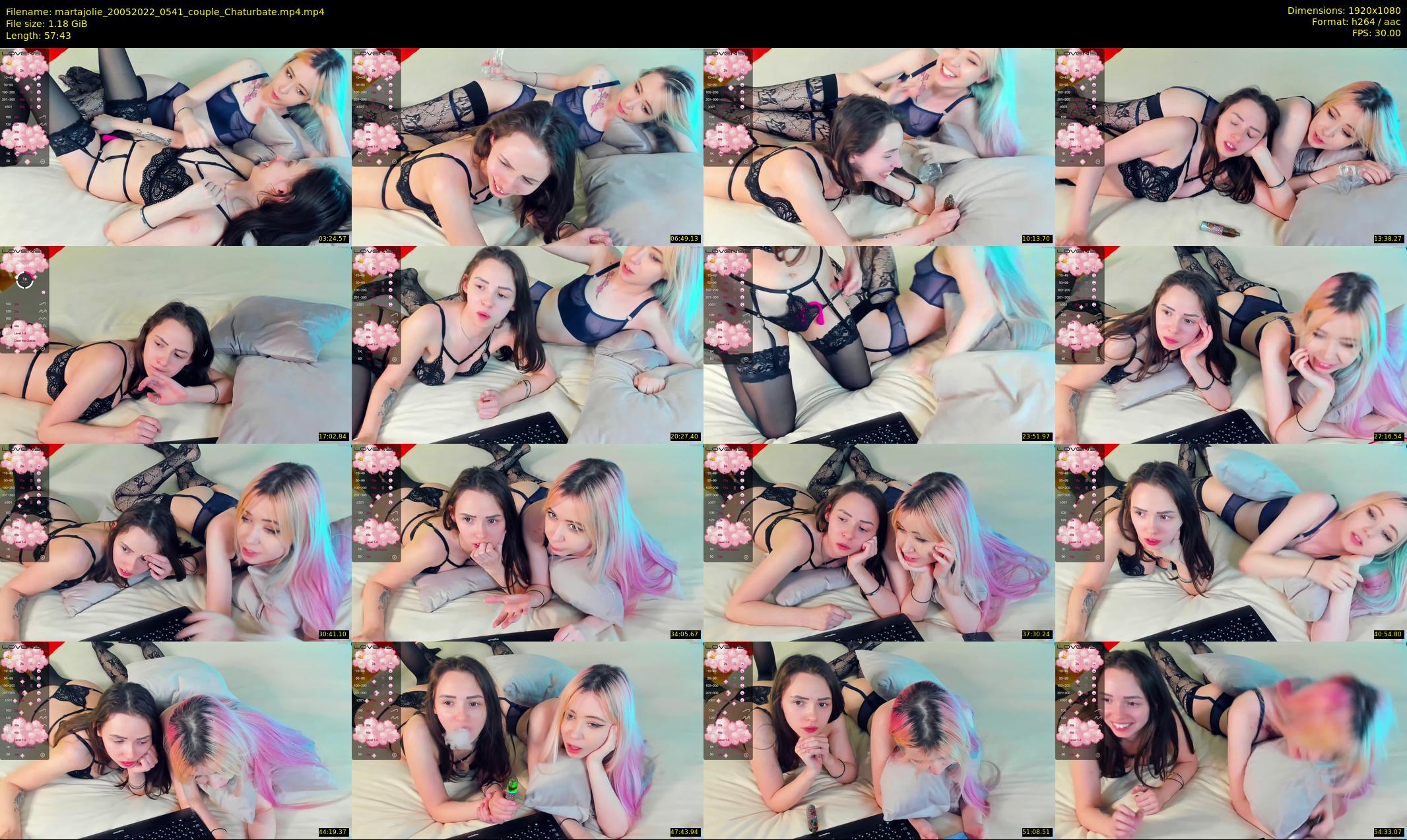 martajolie — 58 minute Chaturbate female cam show recording, 1080p, May 20, 2022