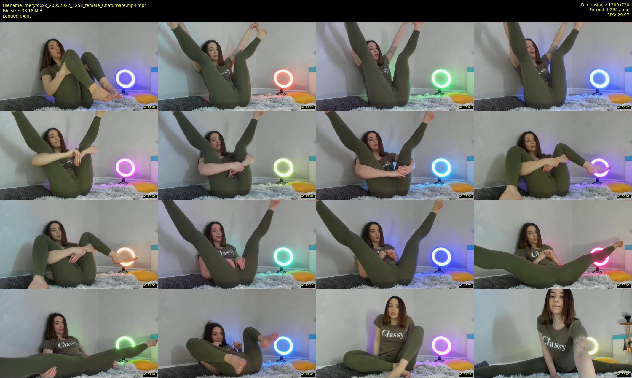 meryfoxxx — 5 minute Chaturbate female cam show recording, 720p, May 20, 2022
