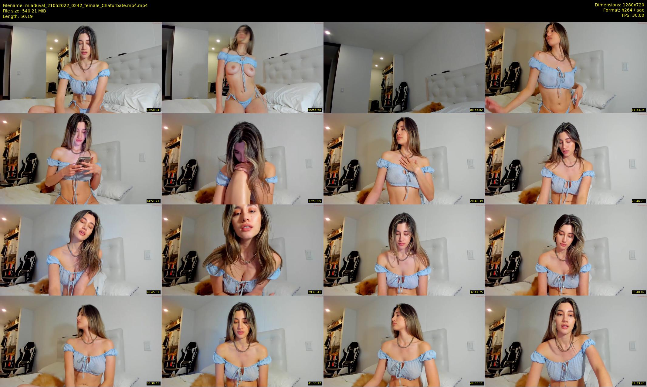 miaduval — 51 minute Chaturbate female cam show recording, 720p, May 21, 2022