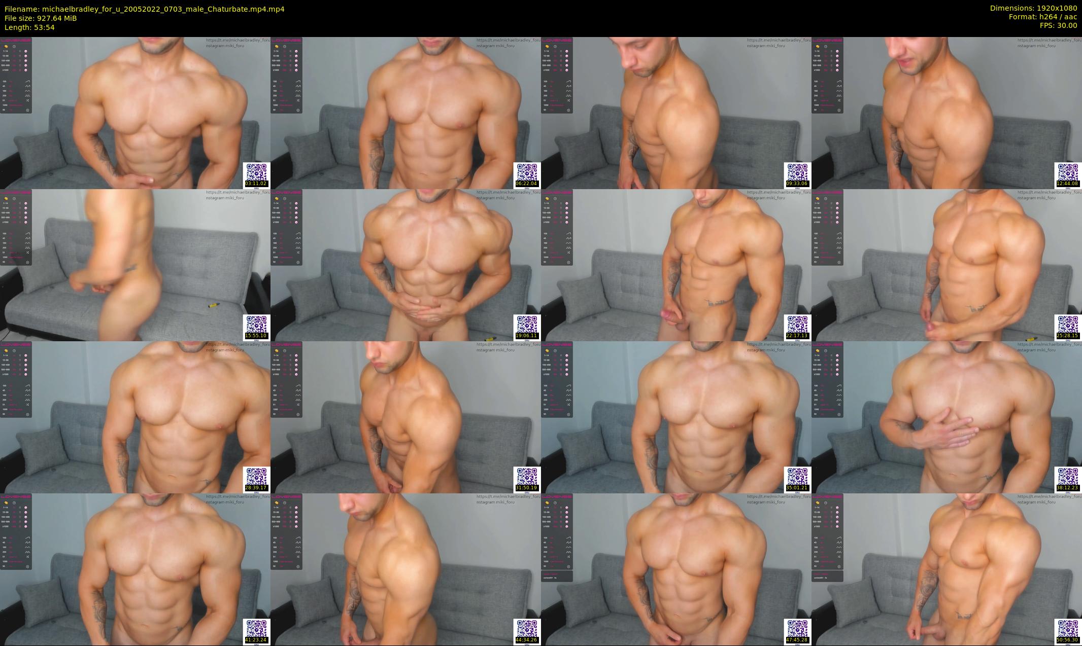 michaelbradley_for_u — 54 minute Chaturbate male cam show recording, 1080p, May 20, 2022