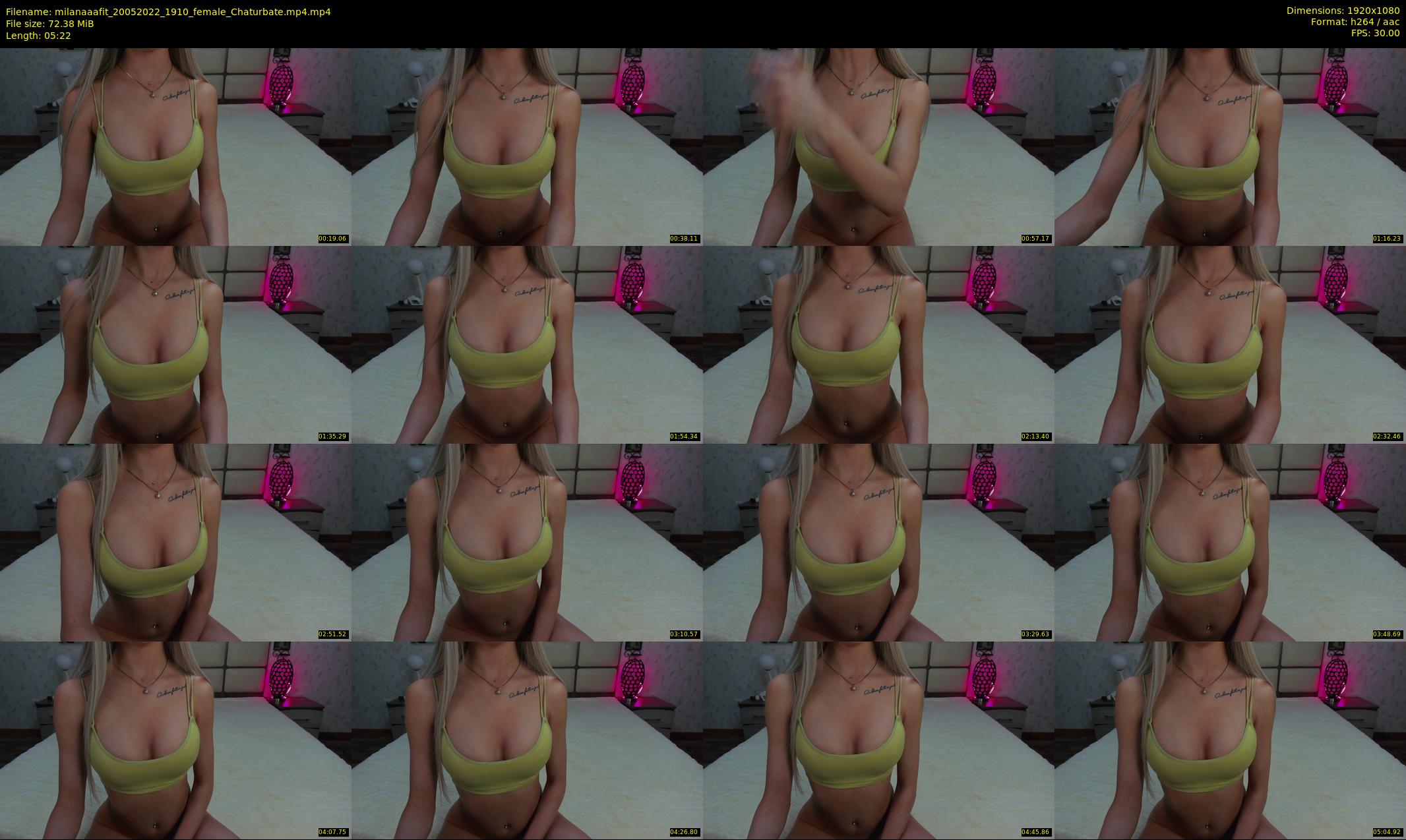 milanaaafit — 6 minute Chaturbate couple cam show recording, 1080p, May 20, 2022