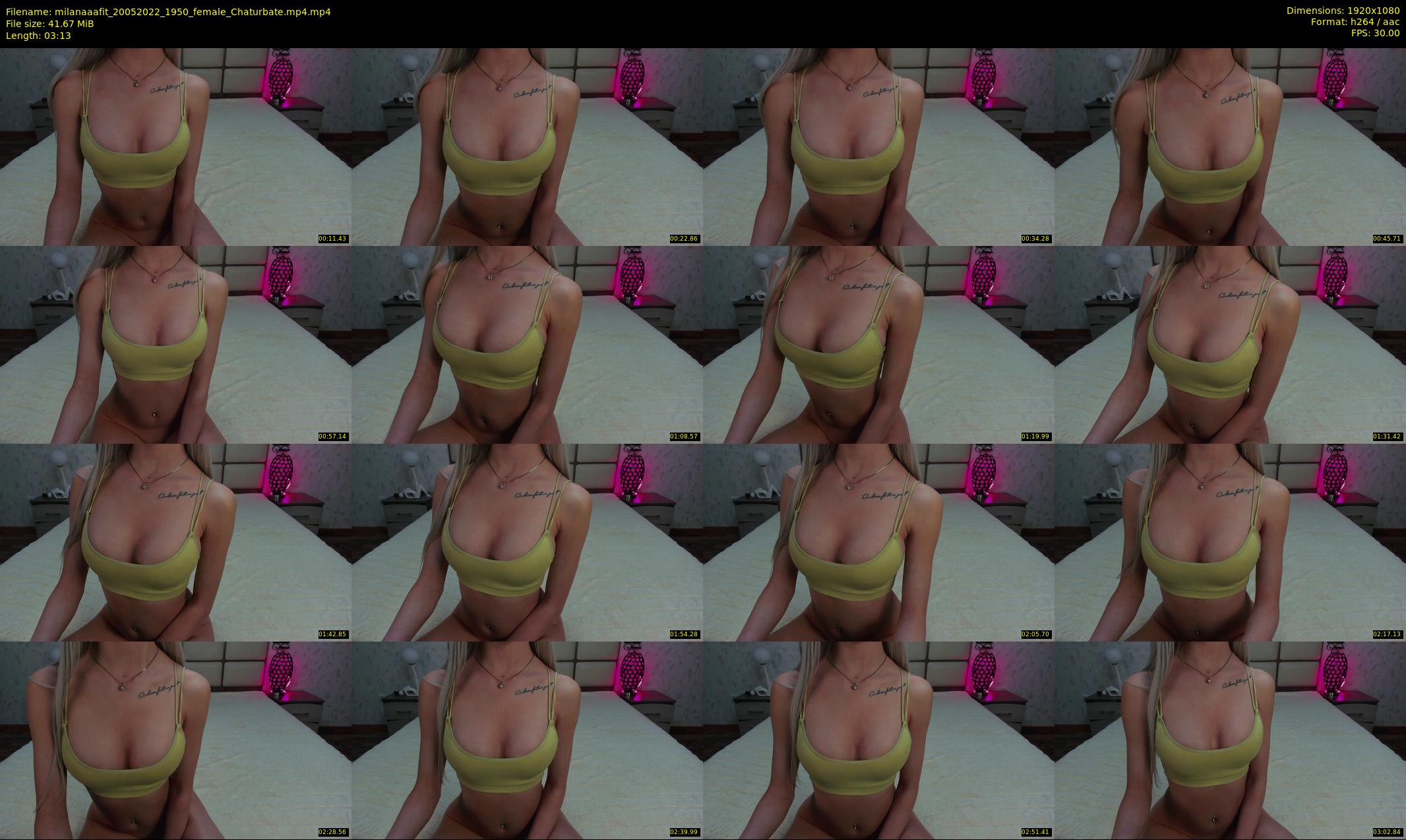 milanaaafit — 4 minute Chaturbate couple cam show recording, 1080p, May 20, 2022