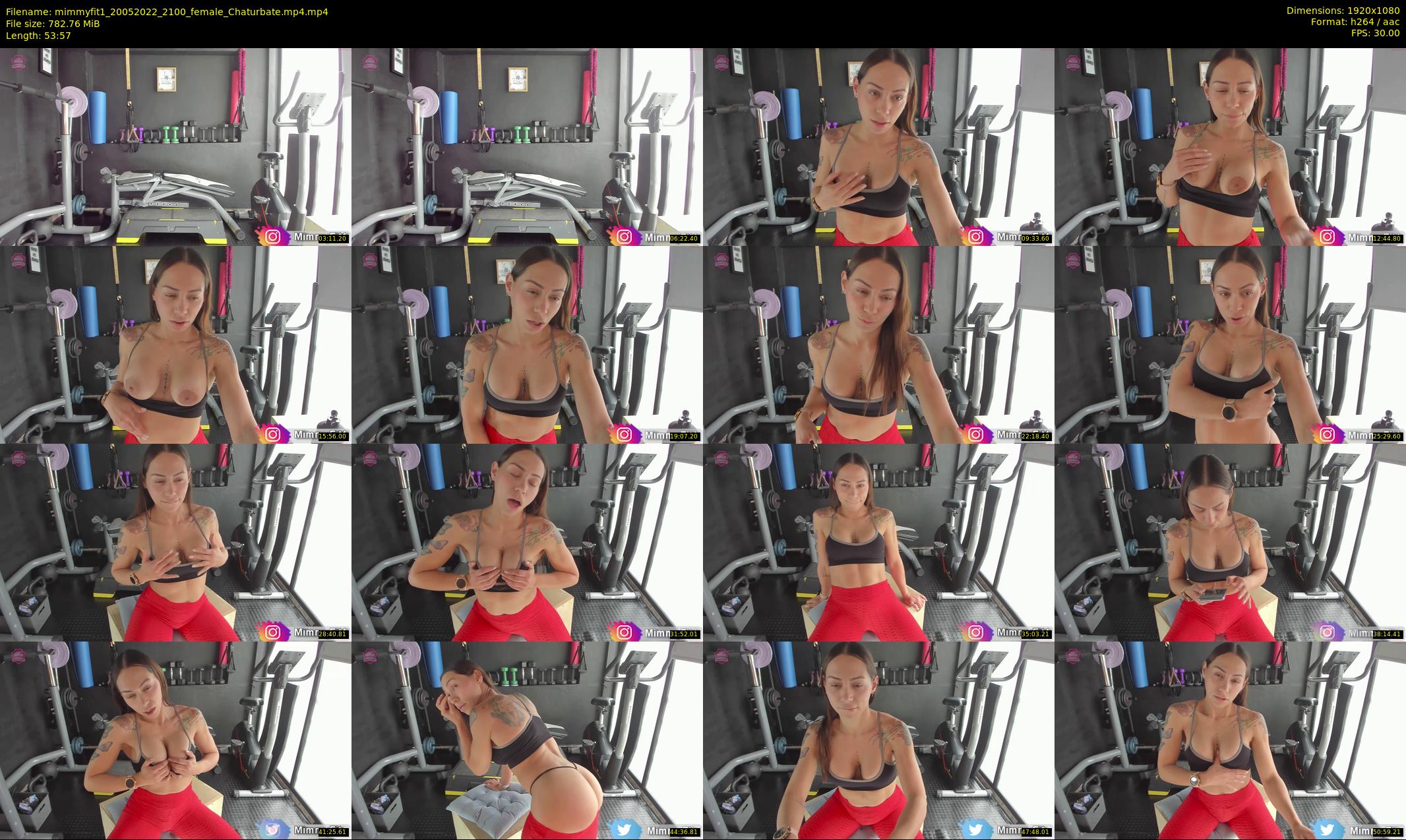 mimmyfit1 — 54 minute Chaturbate female cam show recording, 1080p, May 20, 2022