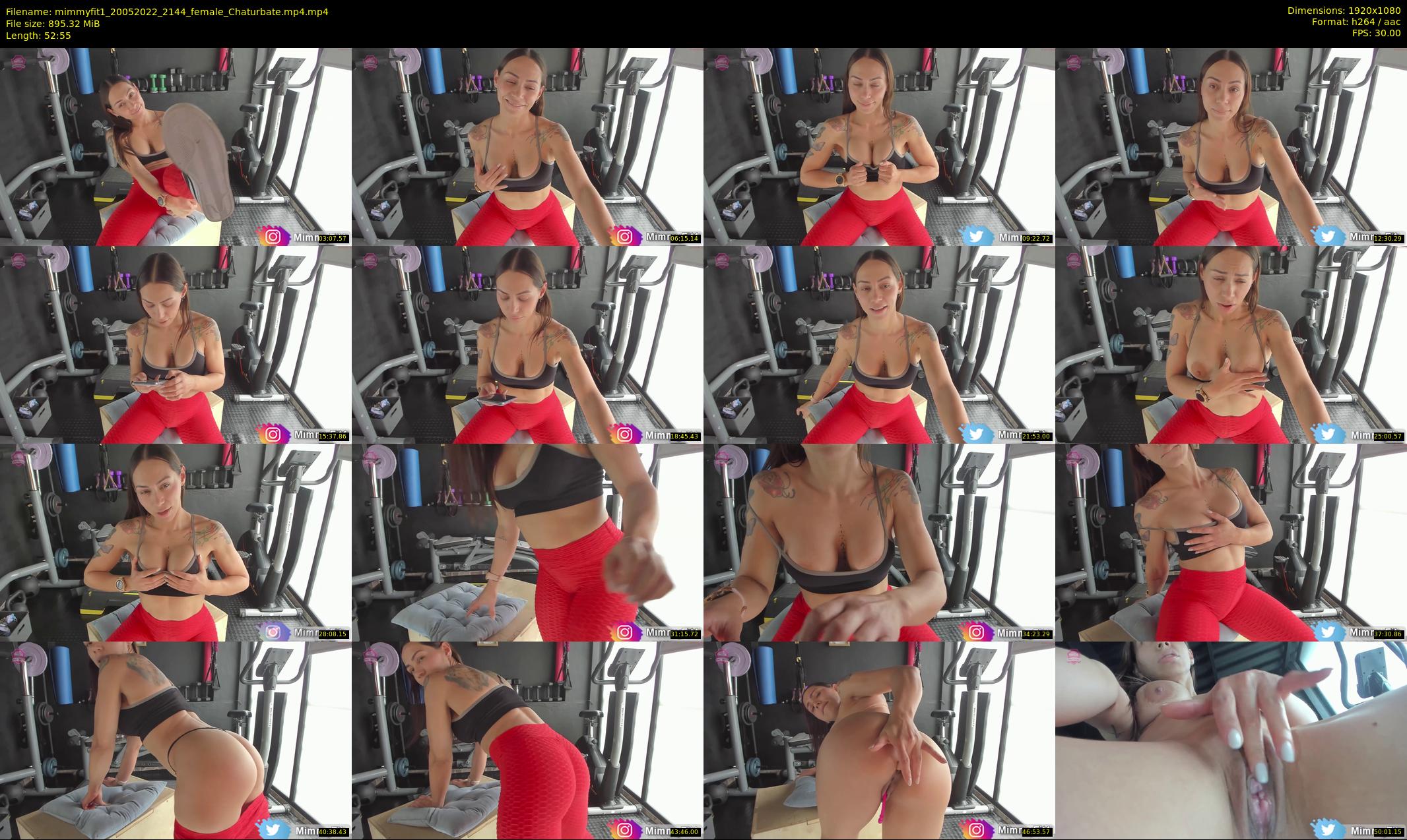 mimmyfit1 — 53 minute Chaturbate female cam show recording, 1080p, May 20, 2022