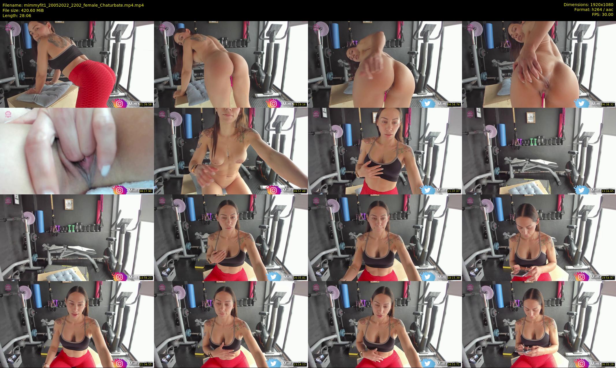 mimmyfit1 — 29 minute Chaturbate female cam show recording, 1080p, May 20, 2022